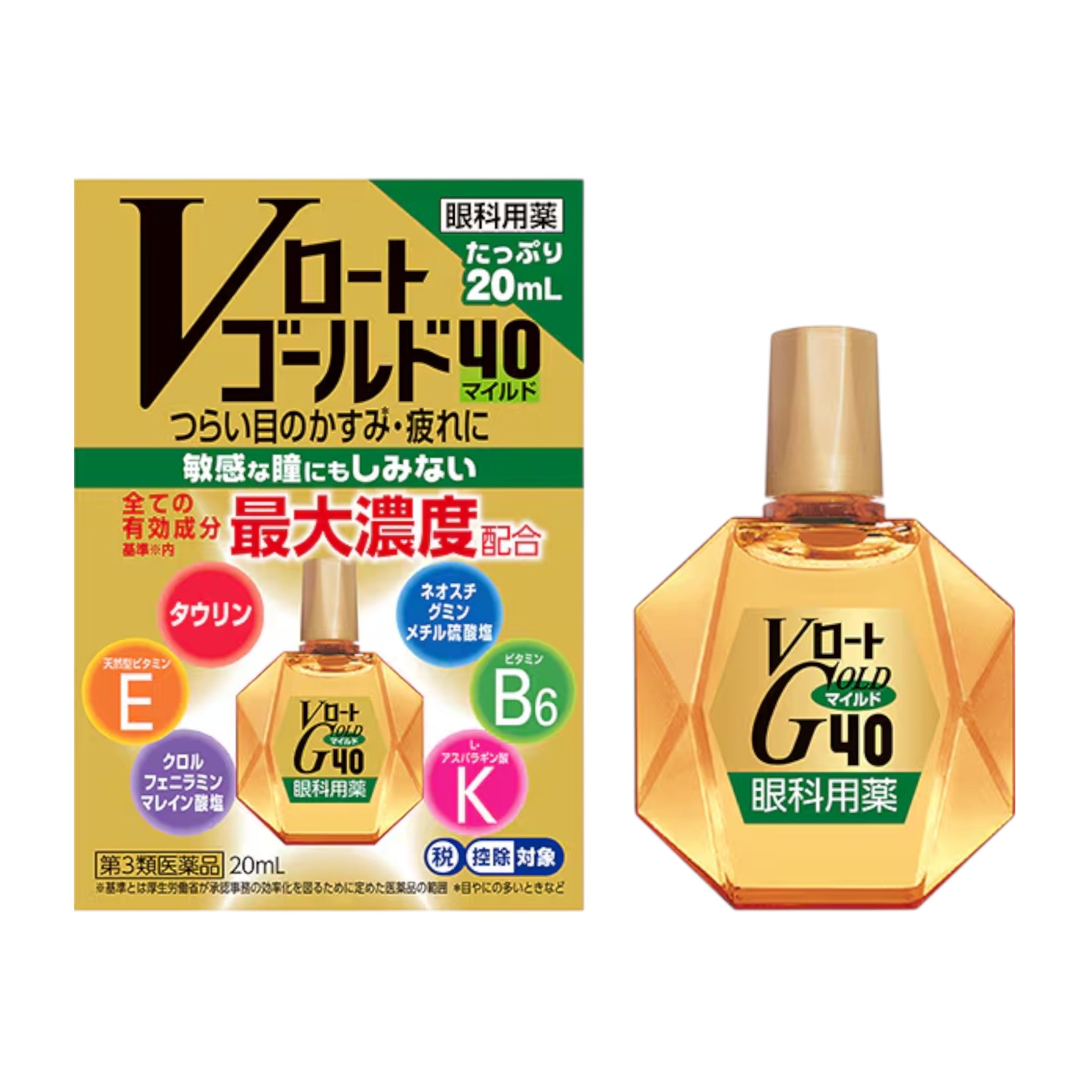 Rohto V Gold 40 Mild Eye Drops 20ml