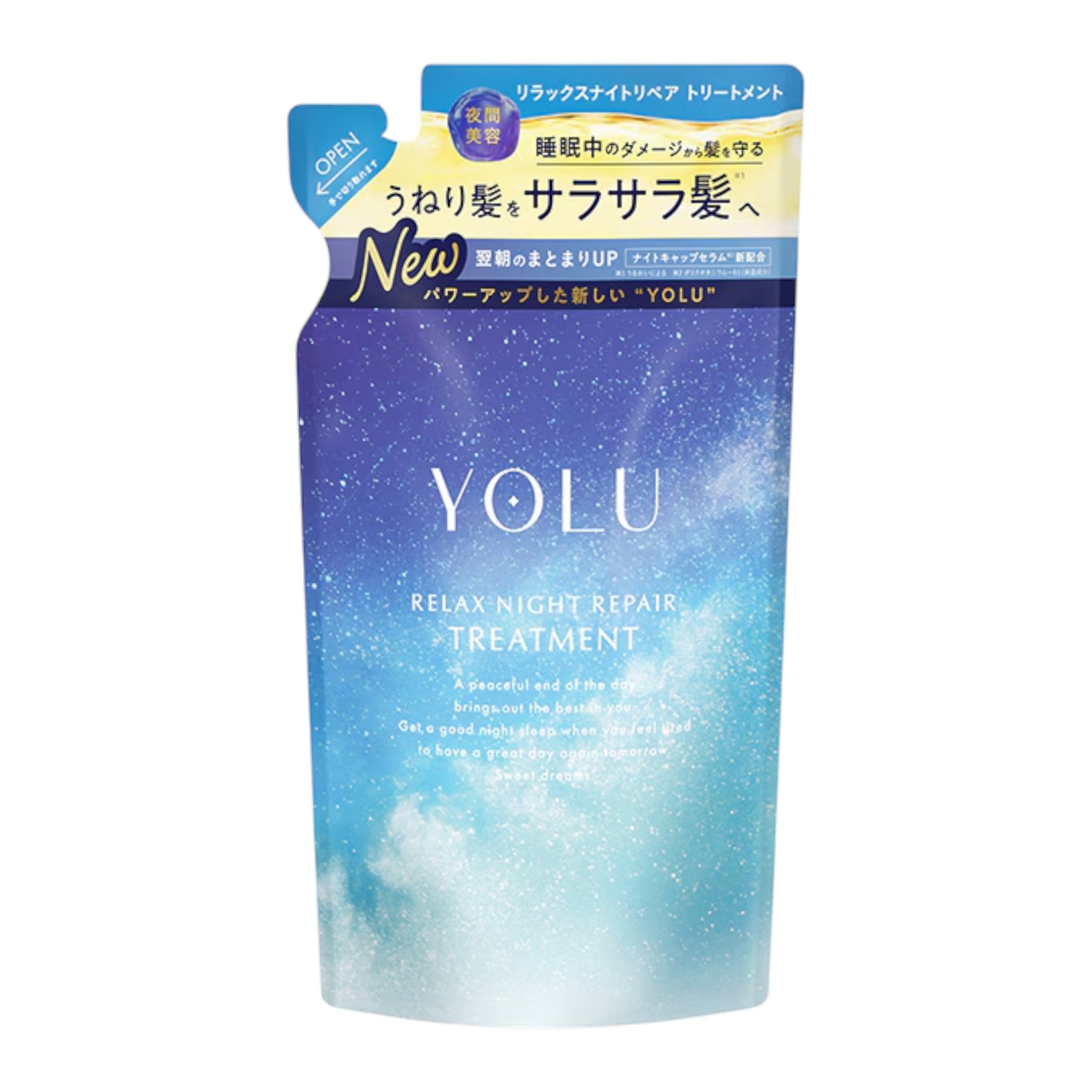 YOLU Relax Night Repair Treatment Refill 370g
