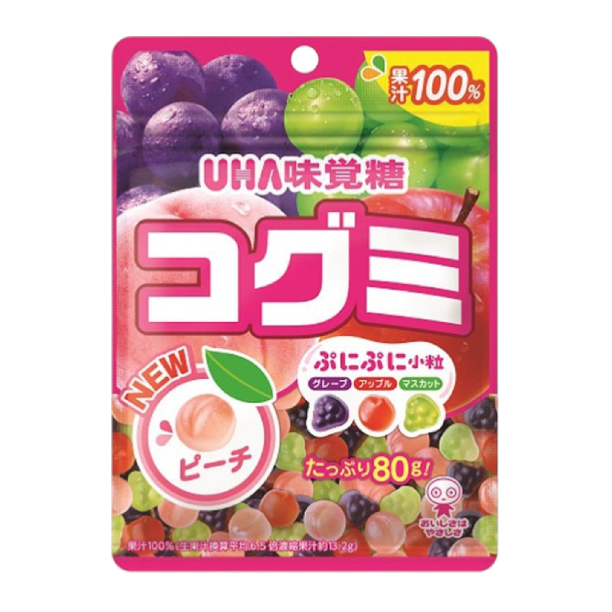 UHA Mikakuto Kogumi Fruit Assort 80g