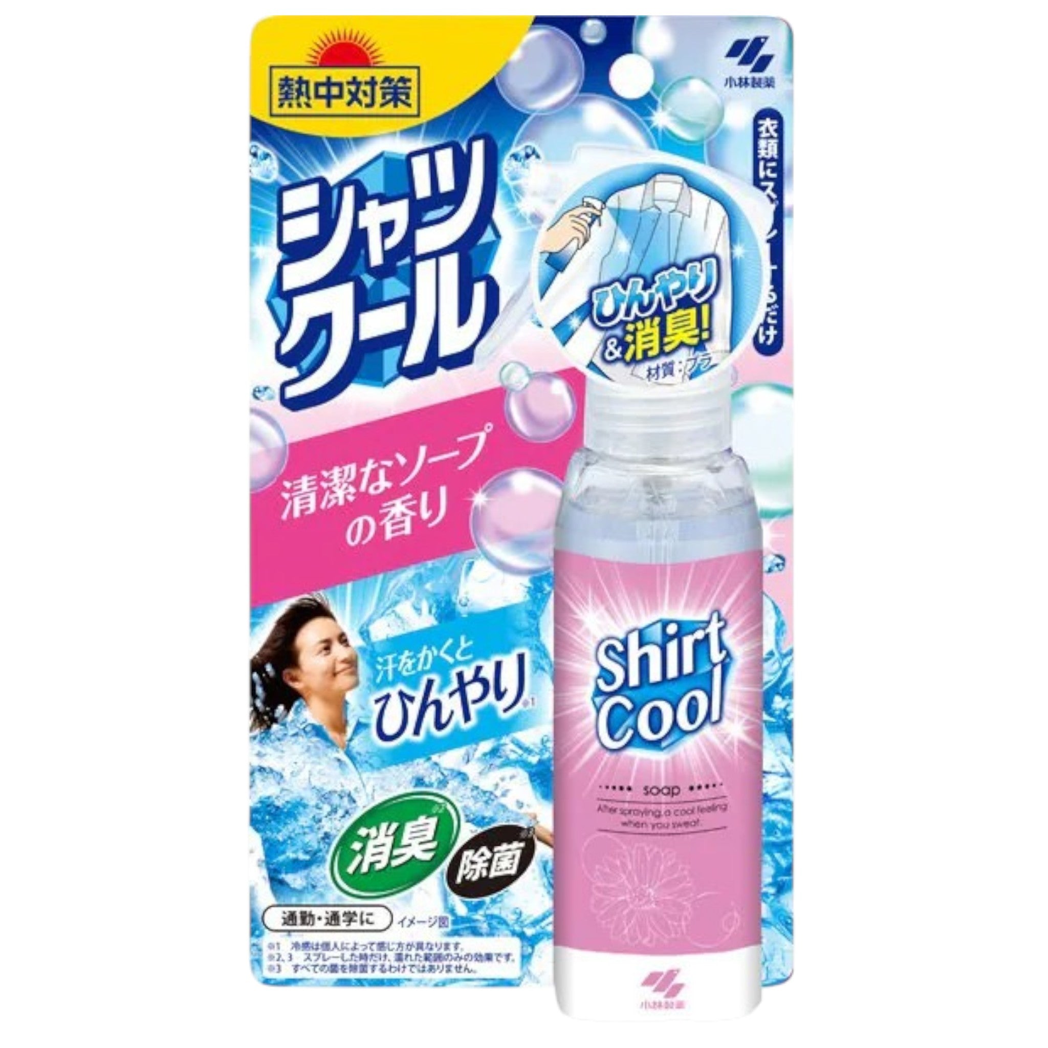 Shirt Cool Cooling Spray Floral Soap Scent 100ml