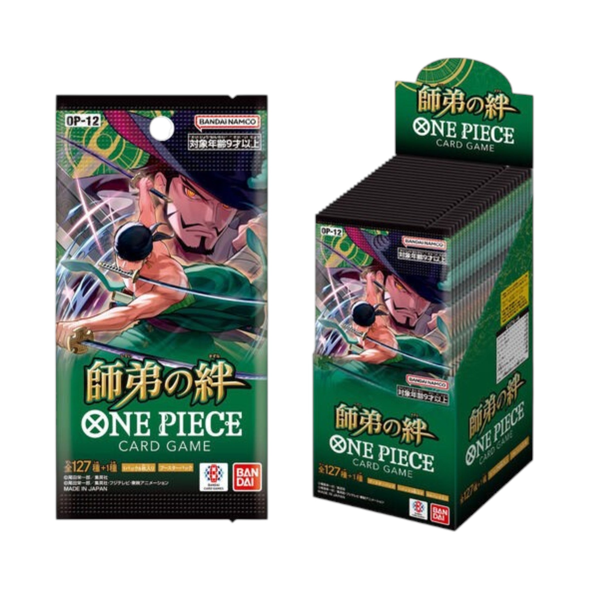 One Piece Card Game Bonds of Master and Apprentice OP-12 Booster Box Japanese