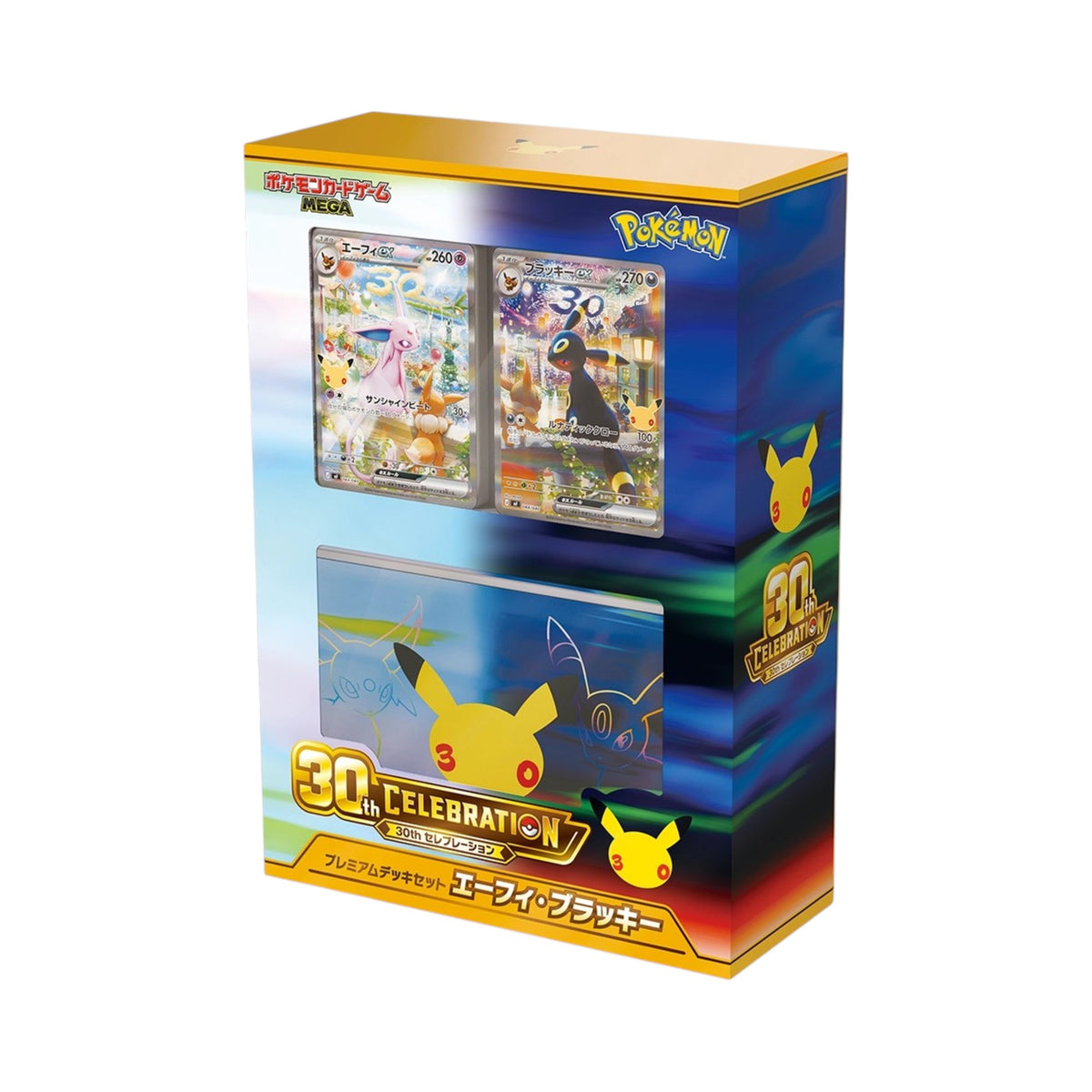 Pokemon Card Game 30th Celebration Premium Deck Set Espeon Umbreon Japanese