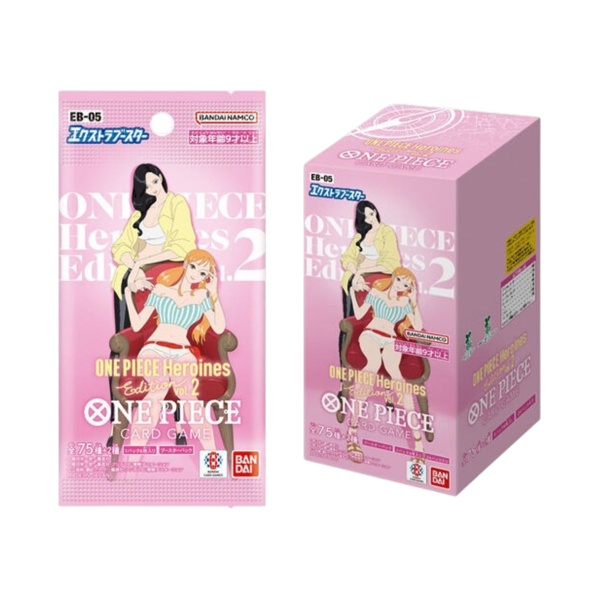 One Piece Card Game Heroines Edition Vol.2 EB-05 Booster Box Japanese