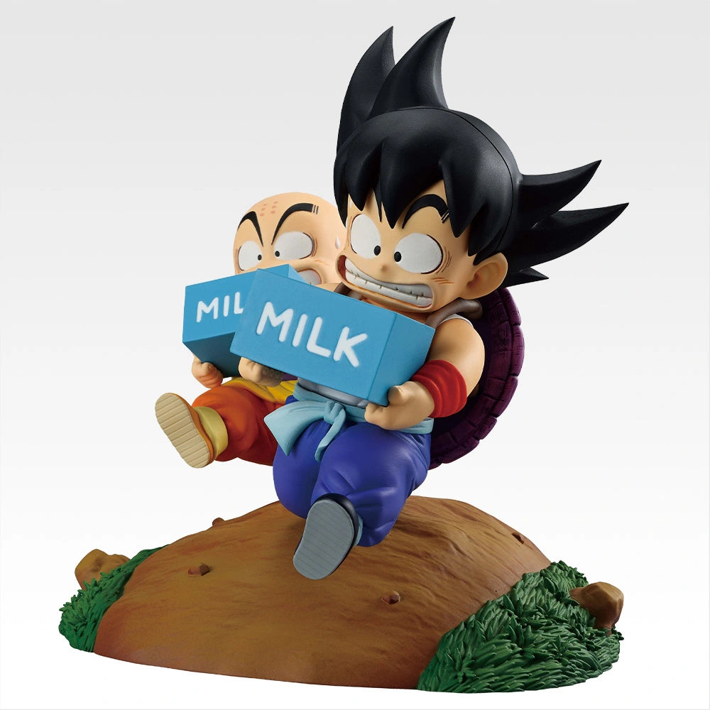 Ichiban Kuji Dragon Ball Son Goku & Krillin Milk Delivery Prize A Figure