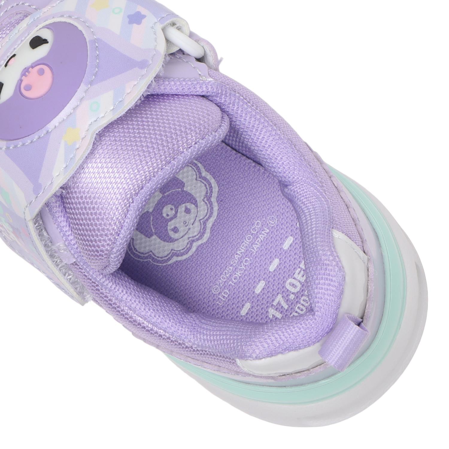 Moonstar Sanrio LED Kids Shoes 7203 Purple (Kuromi)