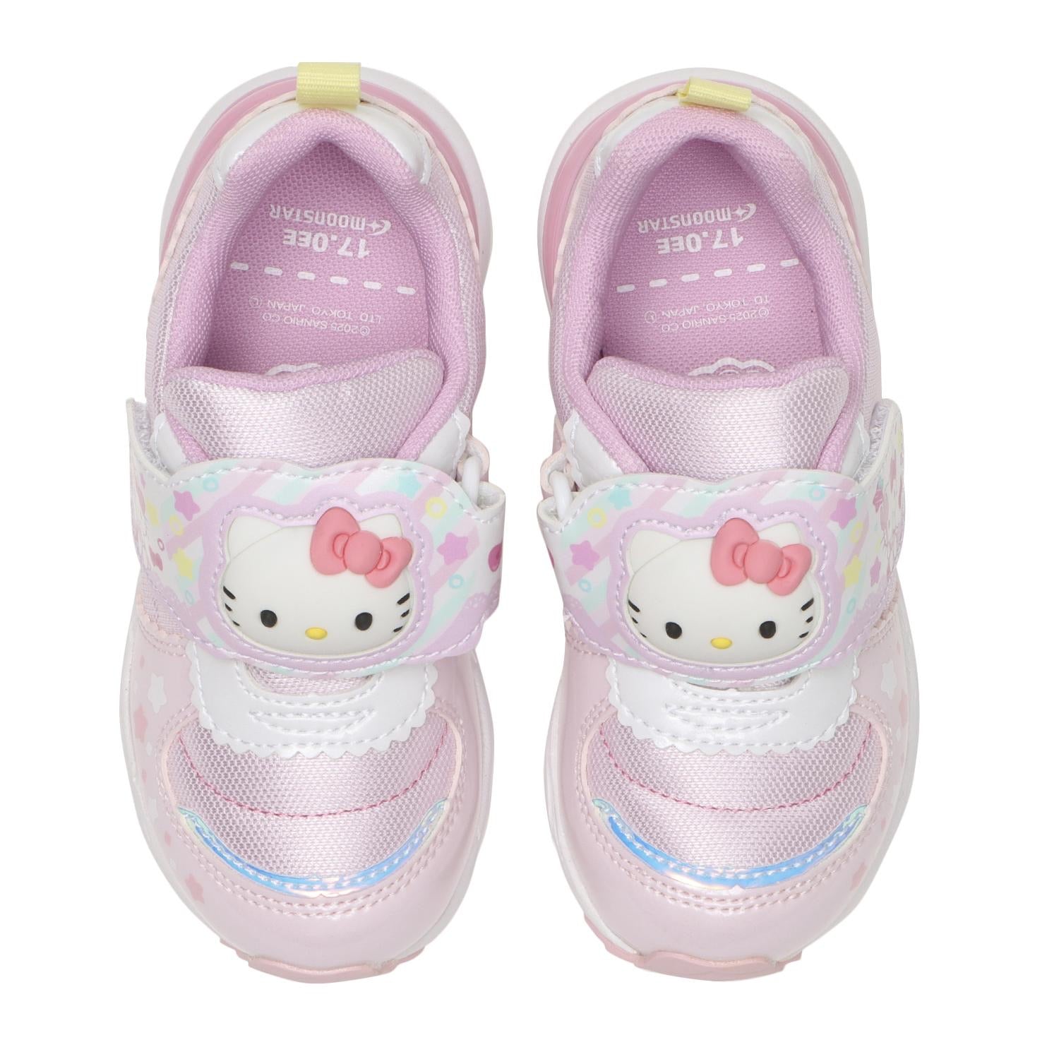 Moonstar Sanrio LED Kids Shoes 7203 Pink (Hello Kitty)