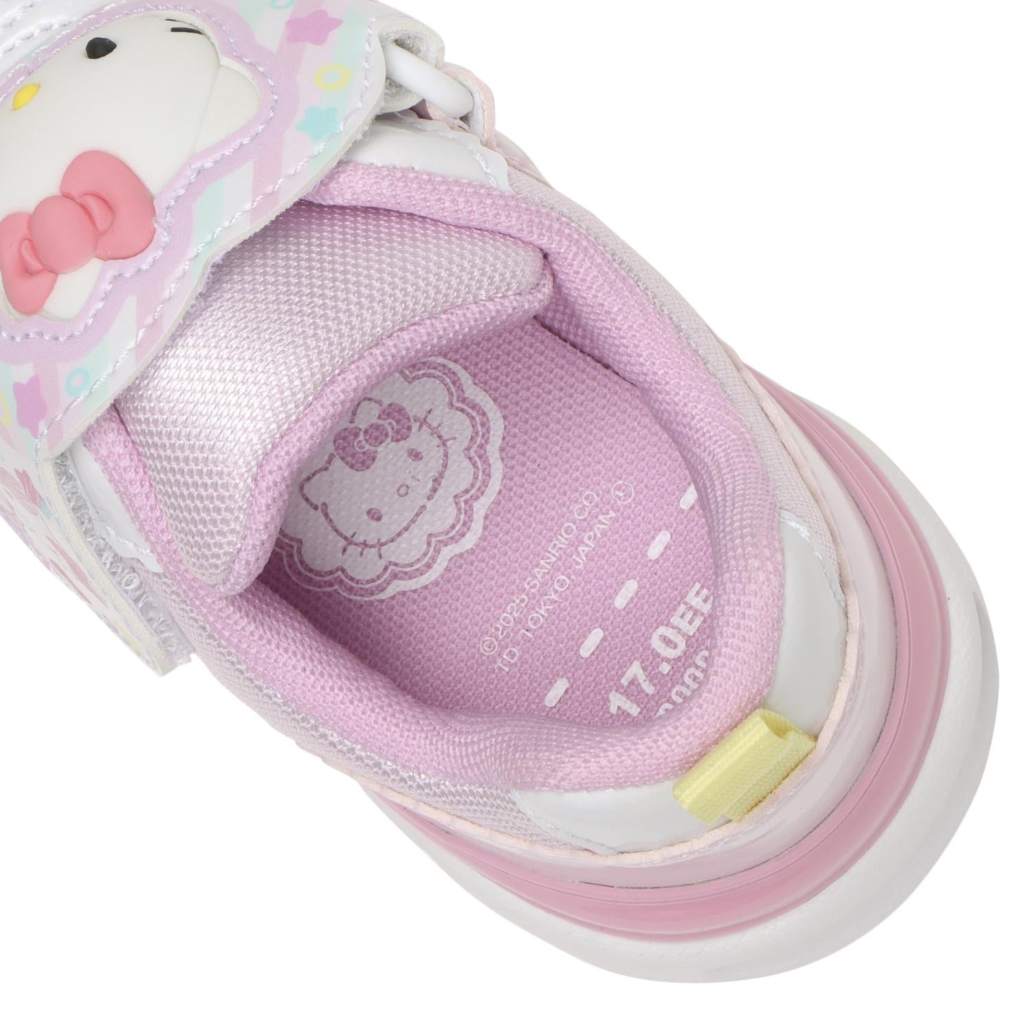 Moonstar Sanrio LED Kids Shoes 7203 Pink (Hello Kitty)
