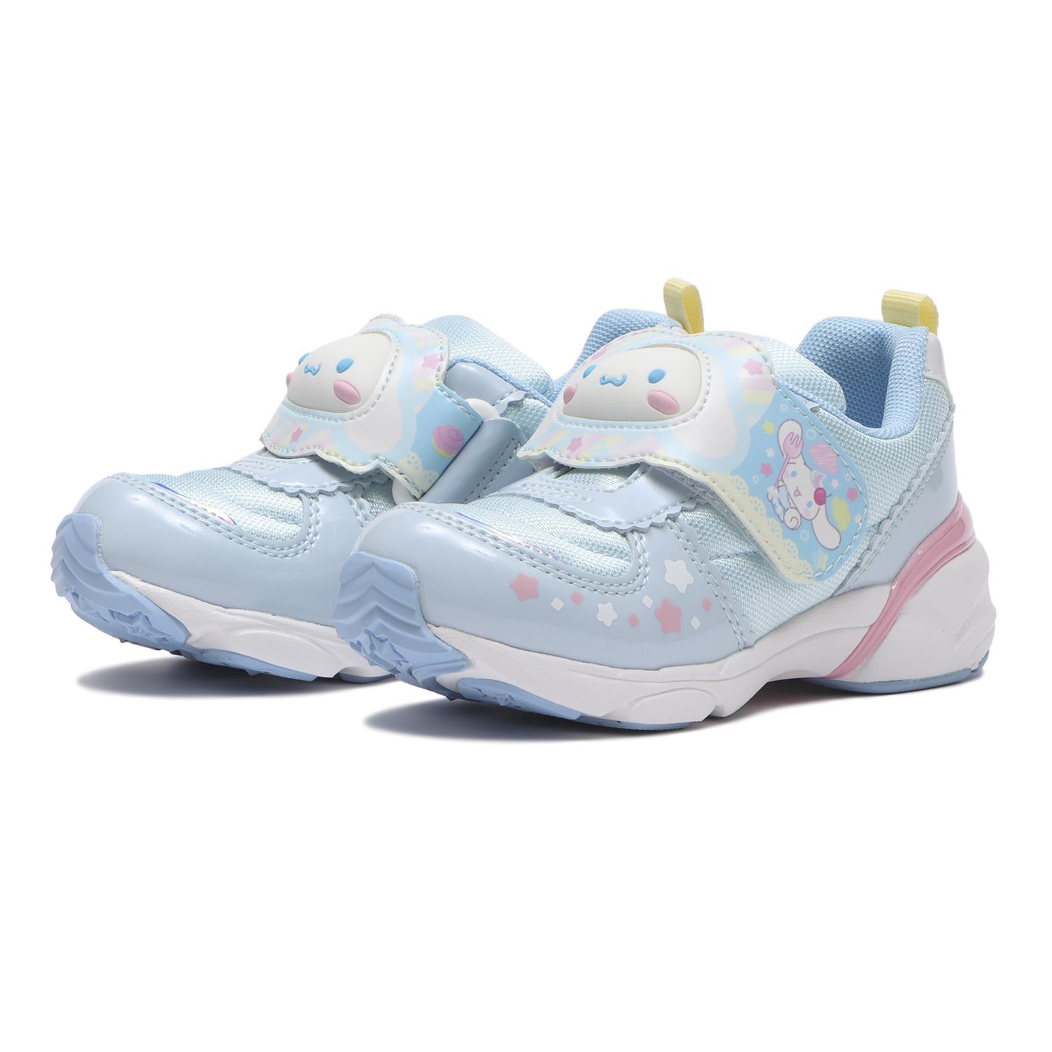 Moonstar Sanrio LED Kids Shoes 7203 Socks (Cinnamoroll)