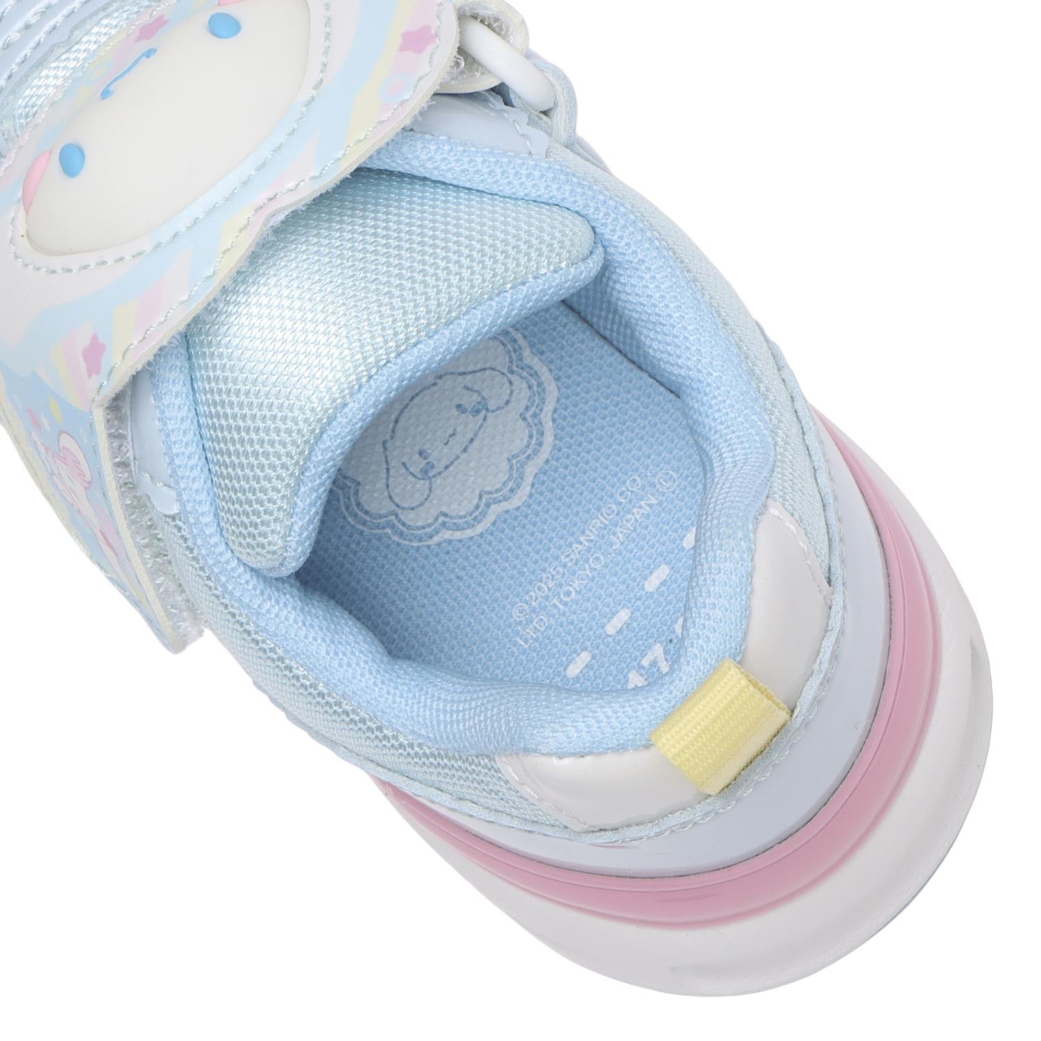 Moonstar Sanrio LED Kids Shoes 7203 Socks (Cinnamoroll)