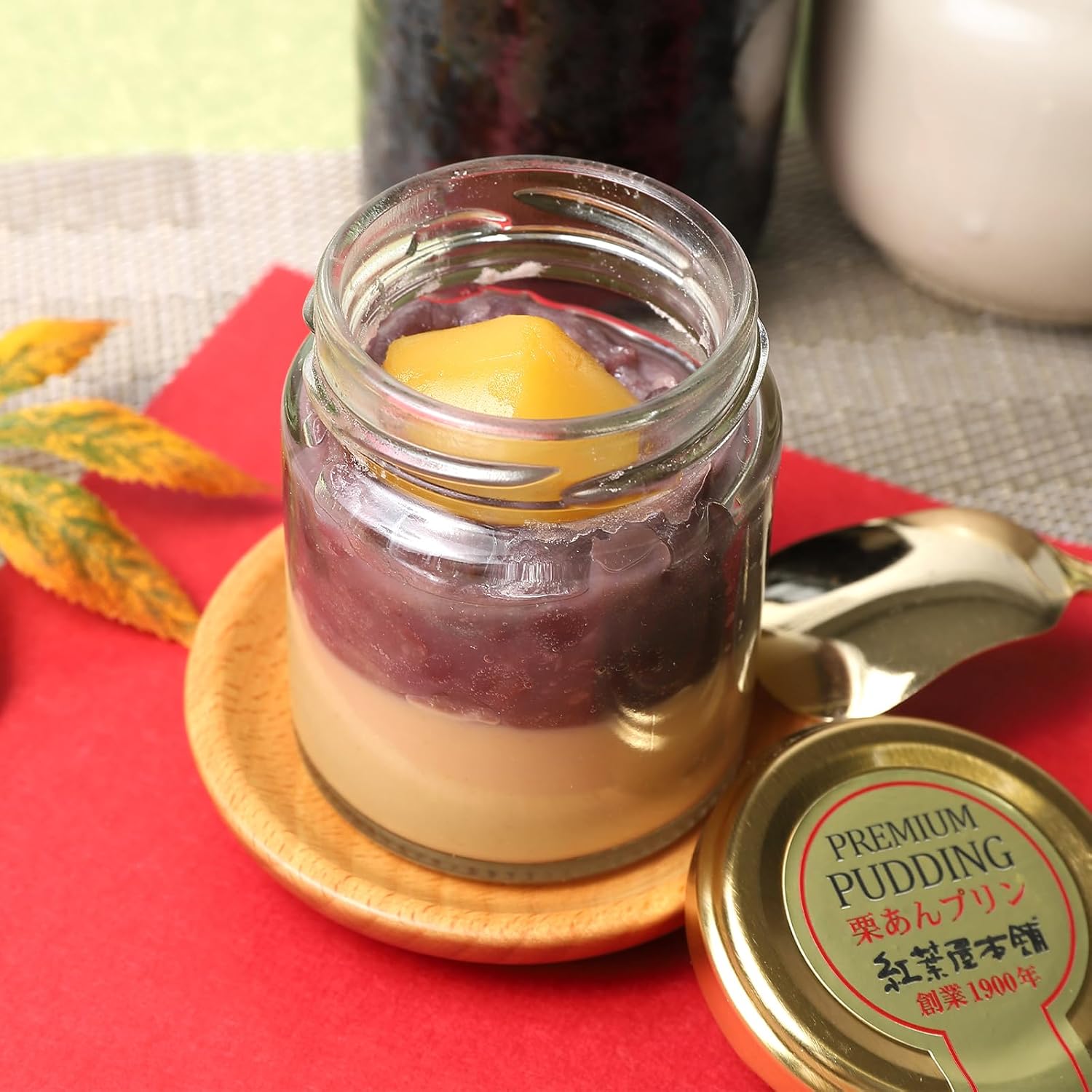 Premium Chestnut Red Bean Pudding (6 Pieces)