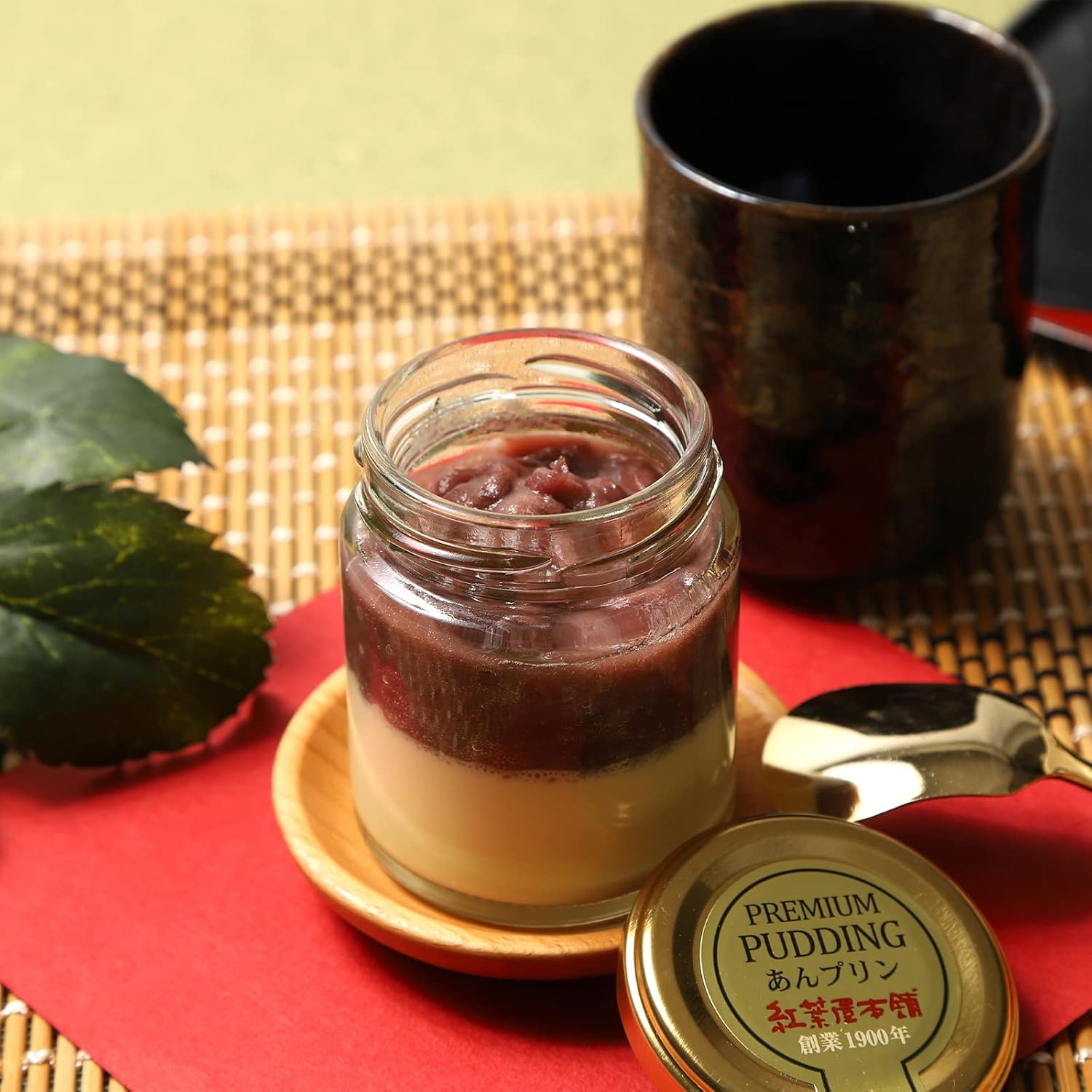 Premium Sweet Red Bean Pudding (6 Pieces)