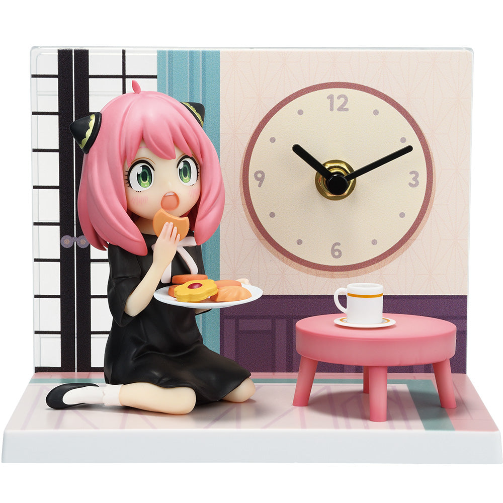 Ichiban Kuji Spy x Family Anya Heure du goûter Figurine avec horloge Lot A