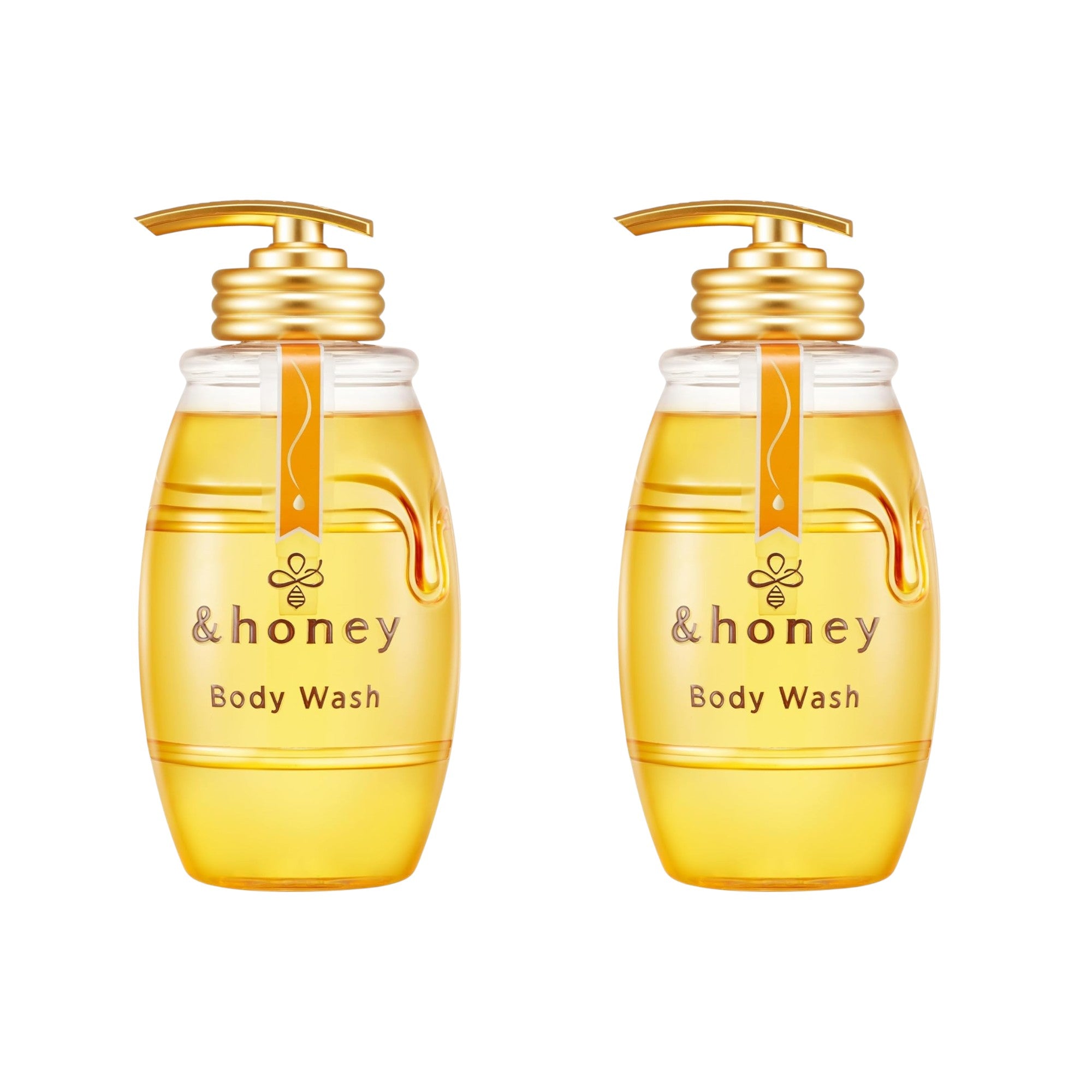 &honey Deep Moist Gel Body Wash 16.9 fl oz (500mL) ×2