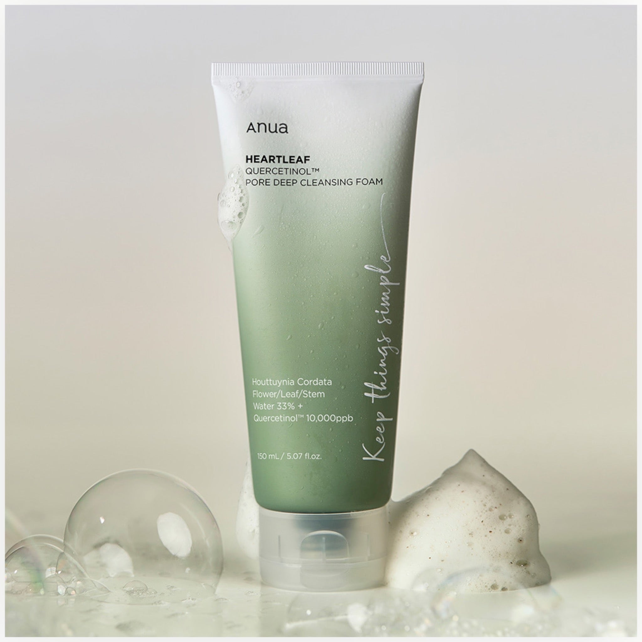 Anua Houttuynia Pore Deep Cleansing Foam 150ml