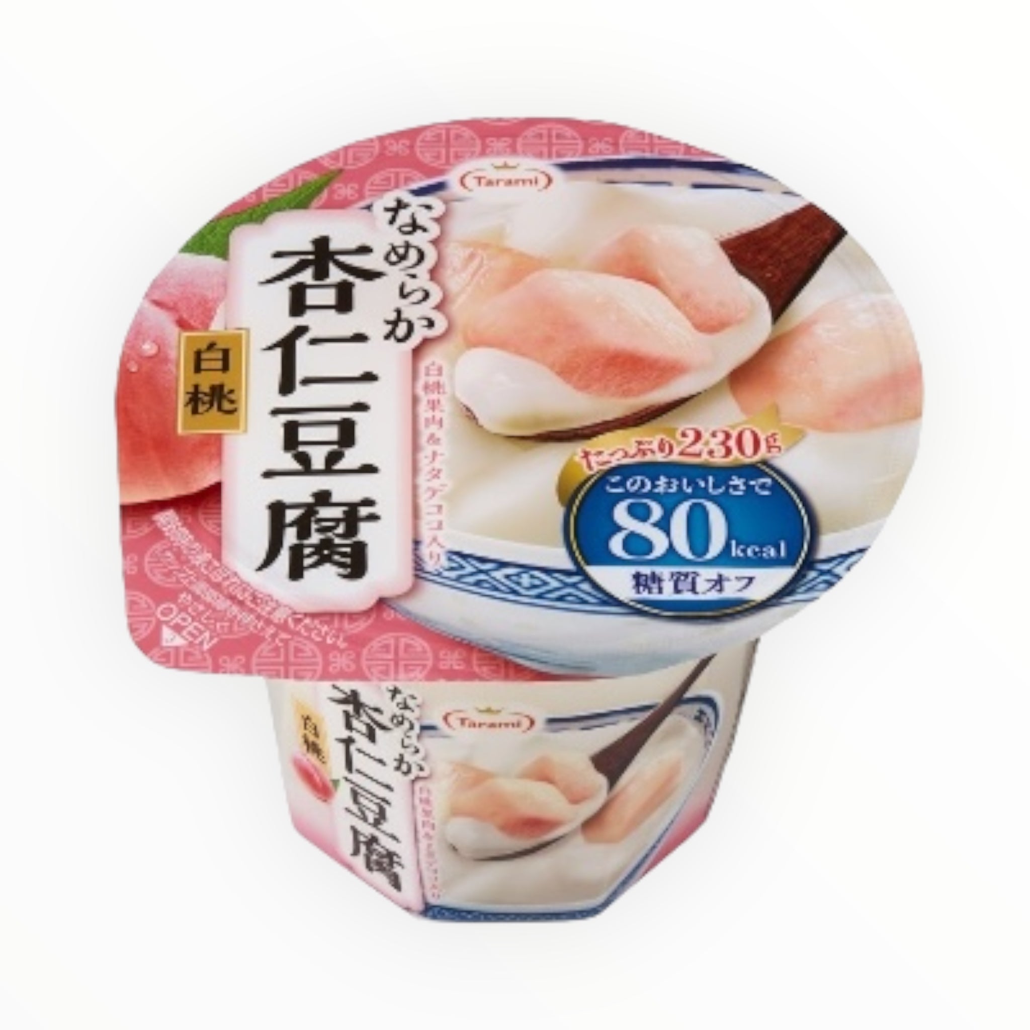 Tarami Smooth Almond Tofu with White Peach 80kcal 230g