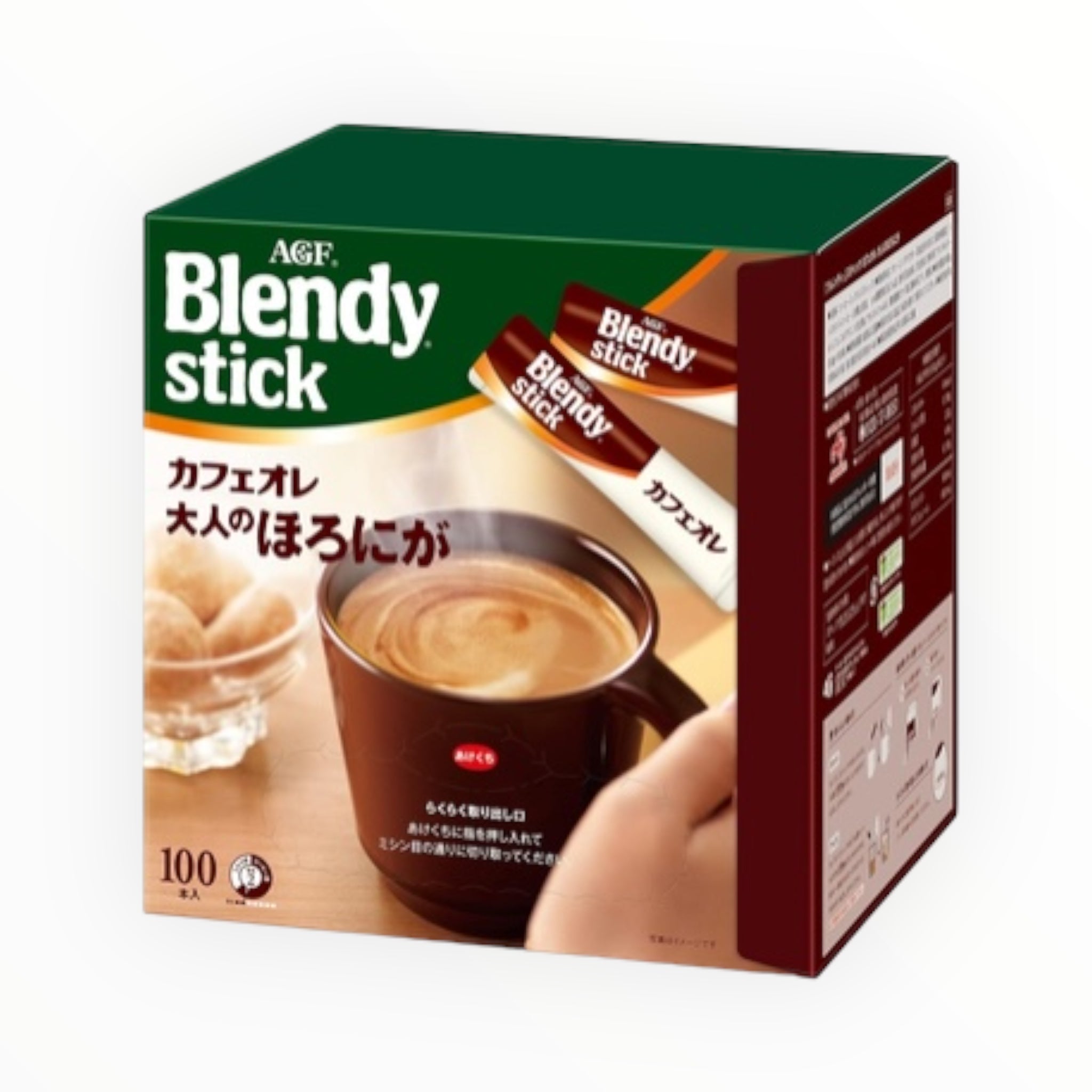 AGF Blendy Stick Café au Lait Adult Bitter 100 Sticks