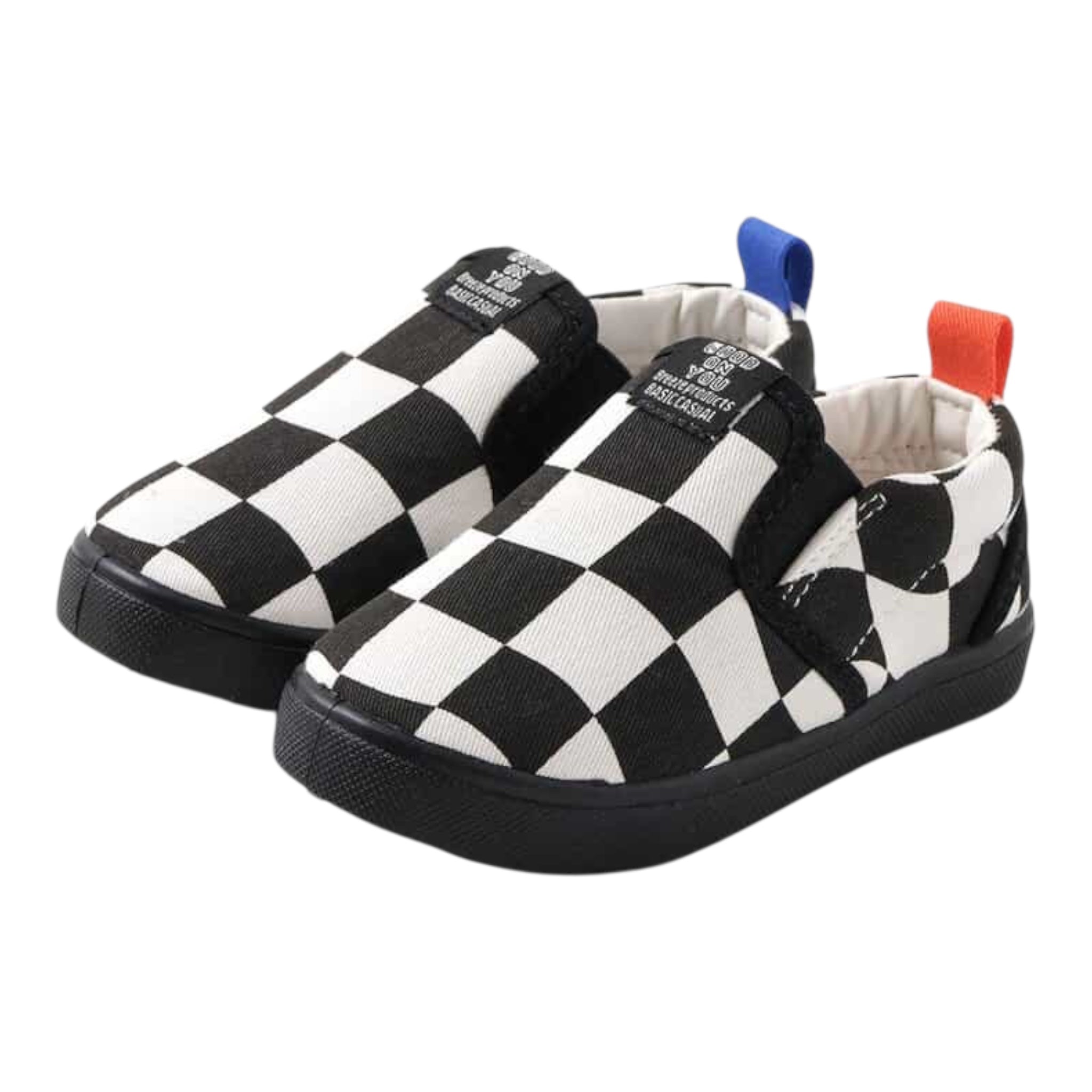 BREEZE Kids Slip-On Sneakers black (No Left/Right Confusion)