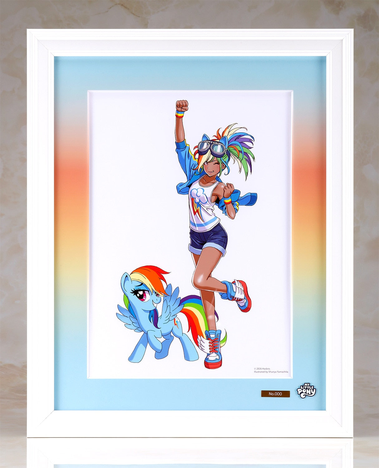 Kotobukiya My Little Pony Bishoujo Rainbow Dash Chara-Fine Graph (Pre-Order)