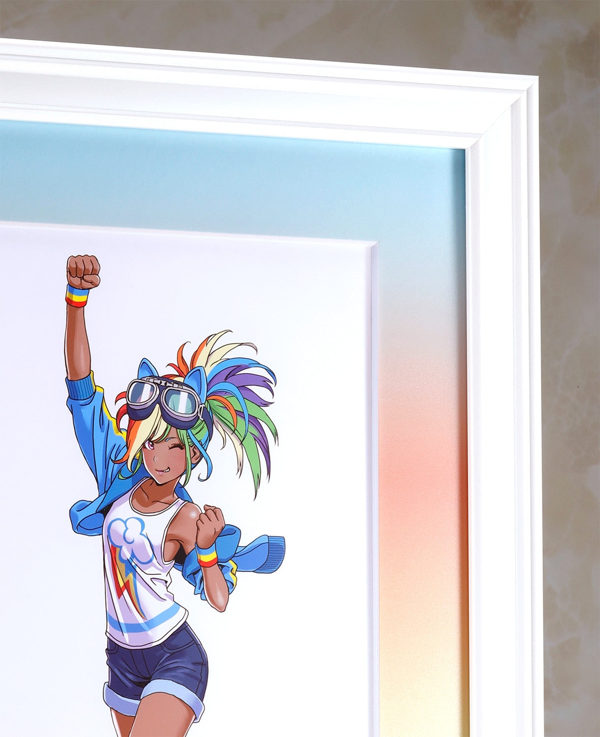 Kotobukiya My Little Pony Bishoujo Rainbow Dash Chara-Fine Graph (Pre-Order)