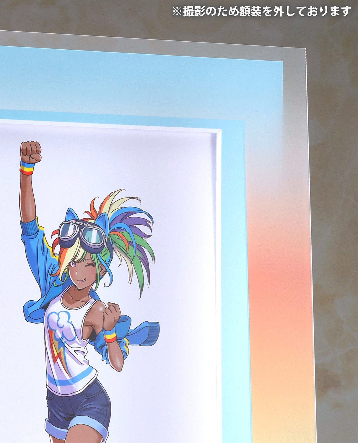Kotobukiya My Little Pony Bishoujo Rainbow Dash Chara-Fine Graph (Pre-Order)