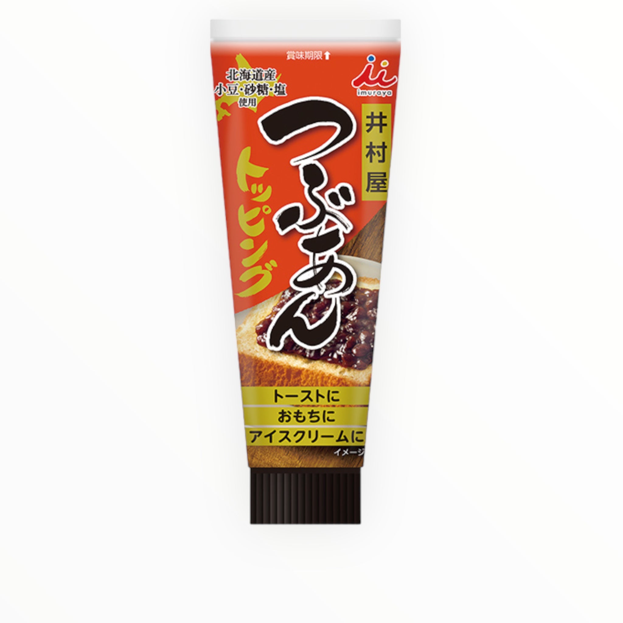 Imuraya Tsubuan Chunky Azuki Red Bean Paste Tube 130g