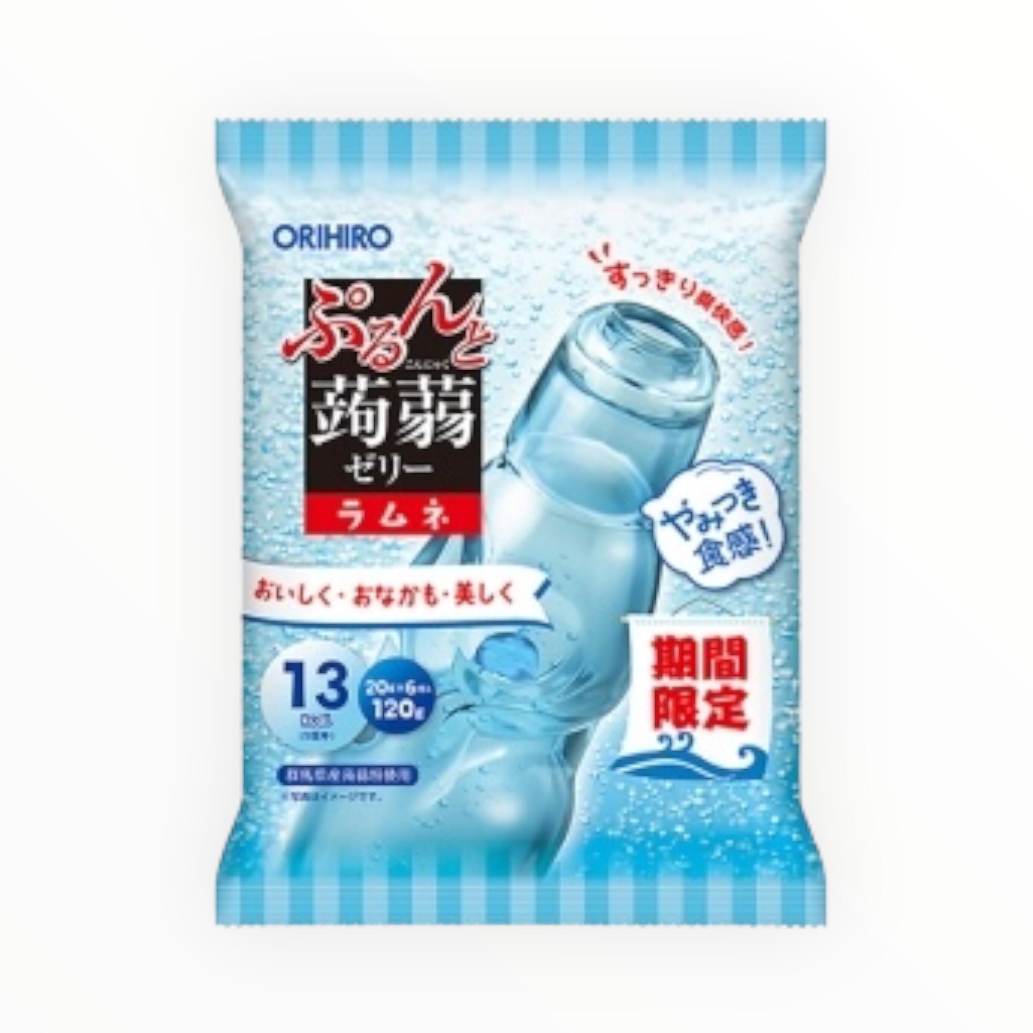 ORIHIRO Purunto Konjac Jelly Pouch - Ramune 120g