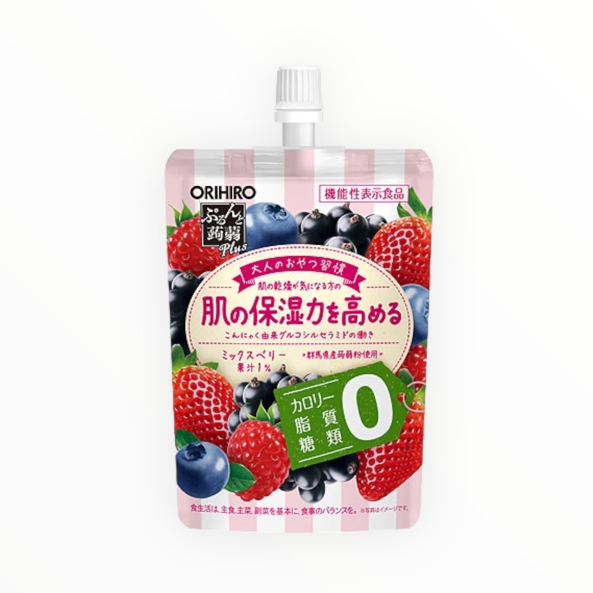 ORIHIRO Purunto Konjac Jelly Plus - Mixed Berry Flavor 130g