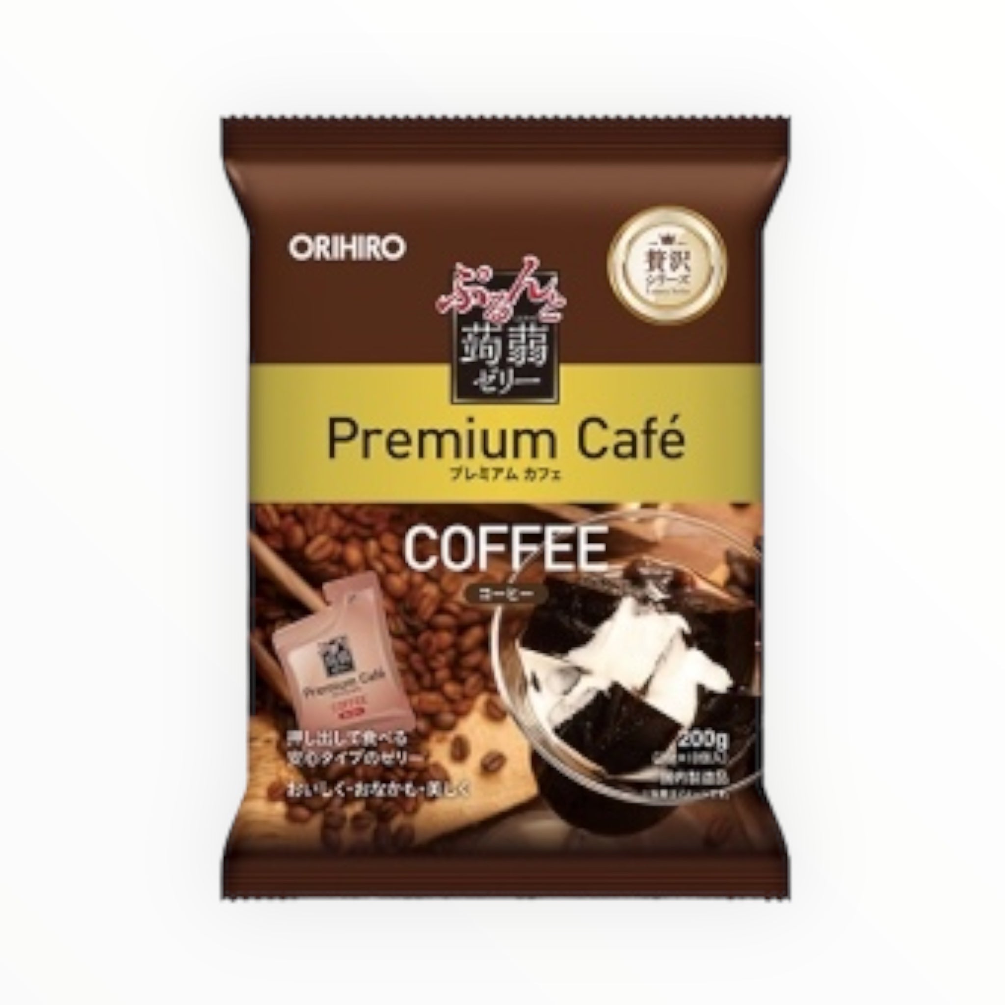 ORIHIRO Purunto Konjac Jelly Premium Cafe - Coffee 200g