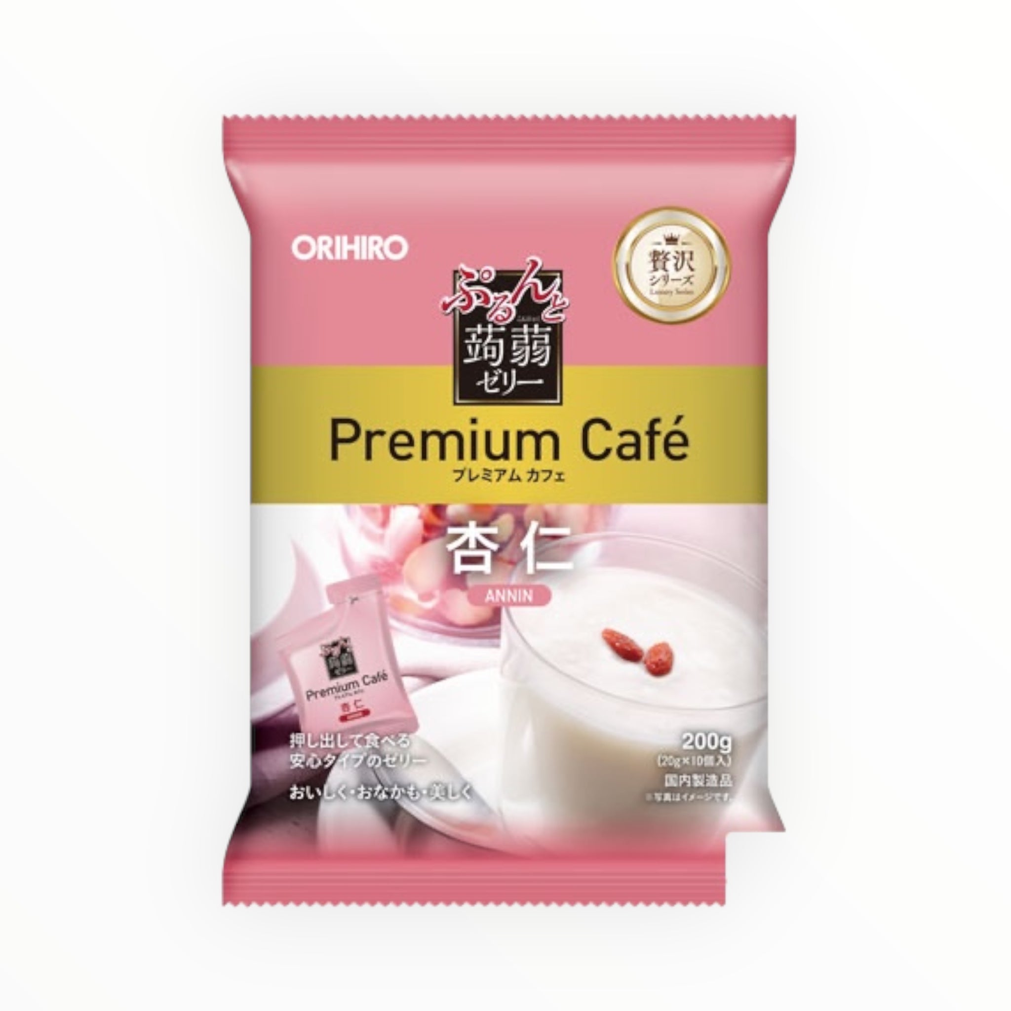 ORIHIRO Purunto Konjac Jelly Premium Cafe - Almond 200g