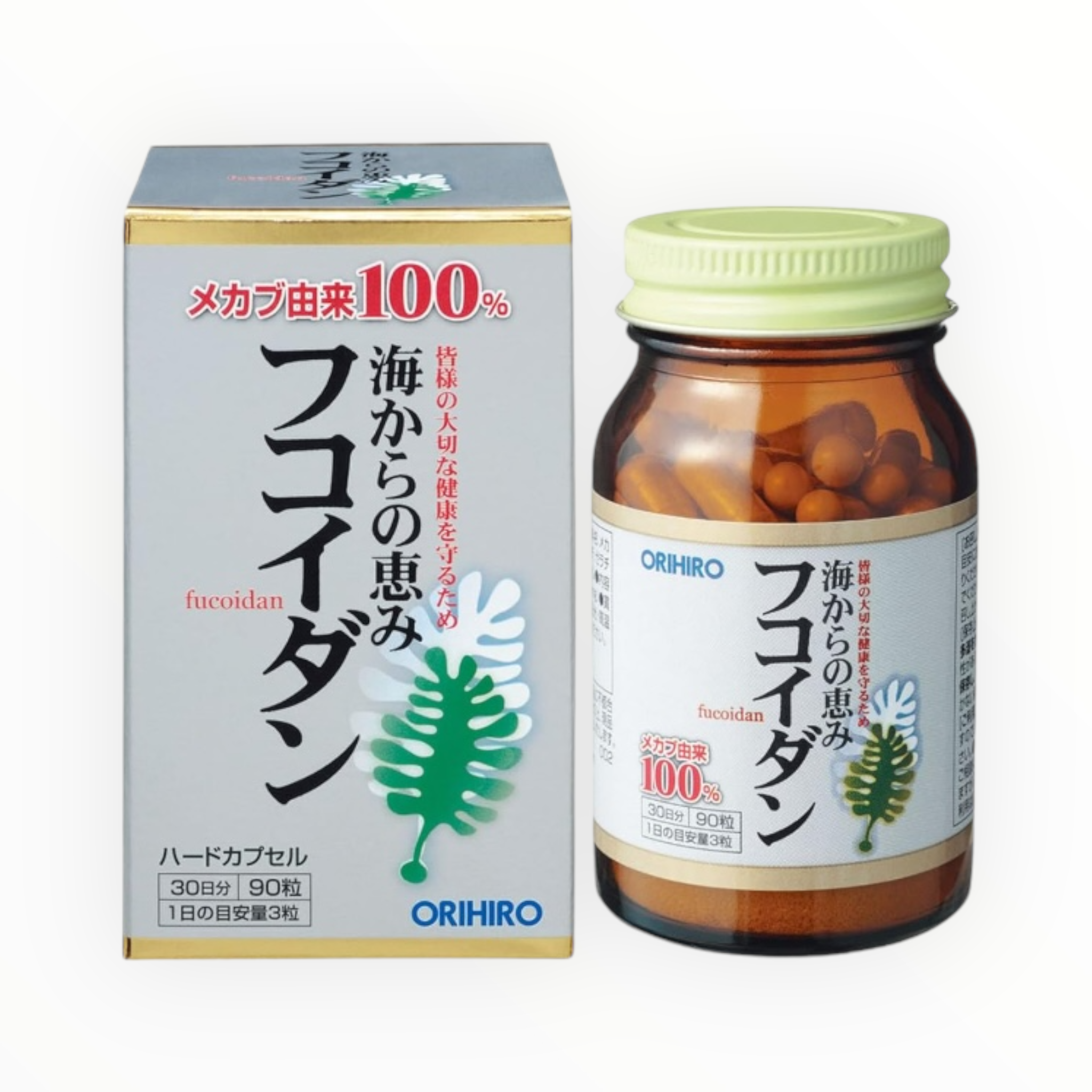 ORIHIRO Fucoidan from the Sea 90 Capsules