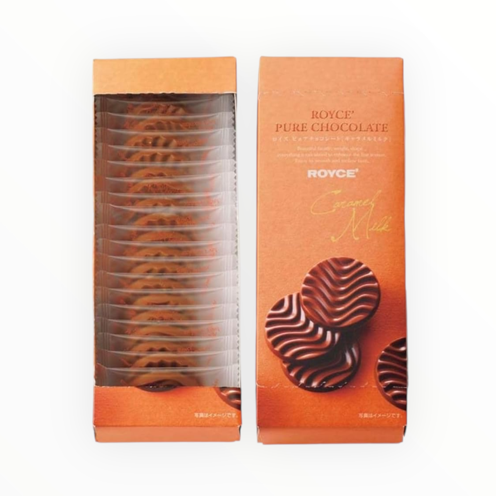 ROYCE’ Hokkaido Meika Pure Chocolate Caramel Milk 20 Pieces (100g)