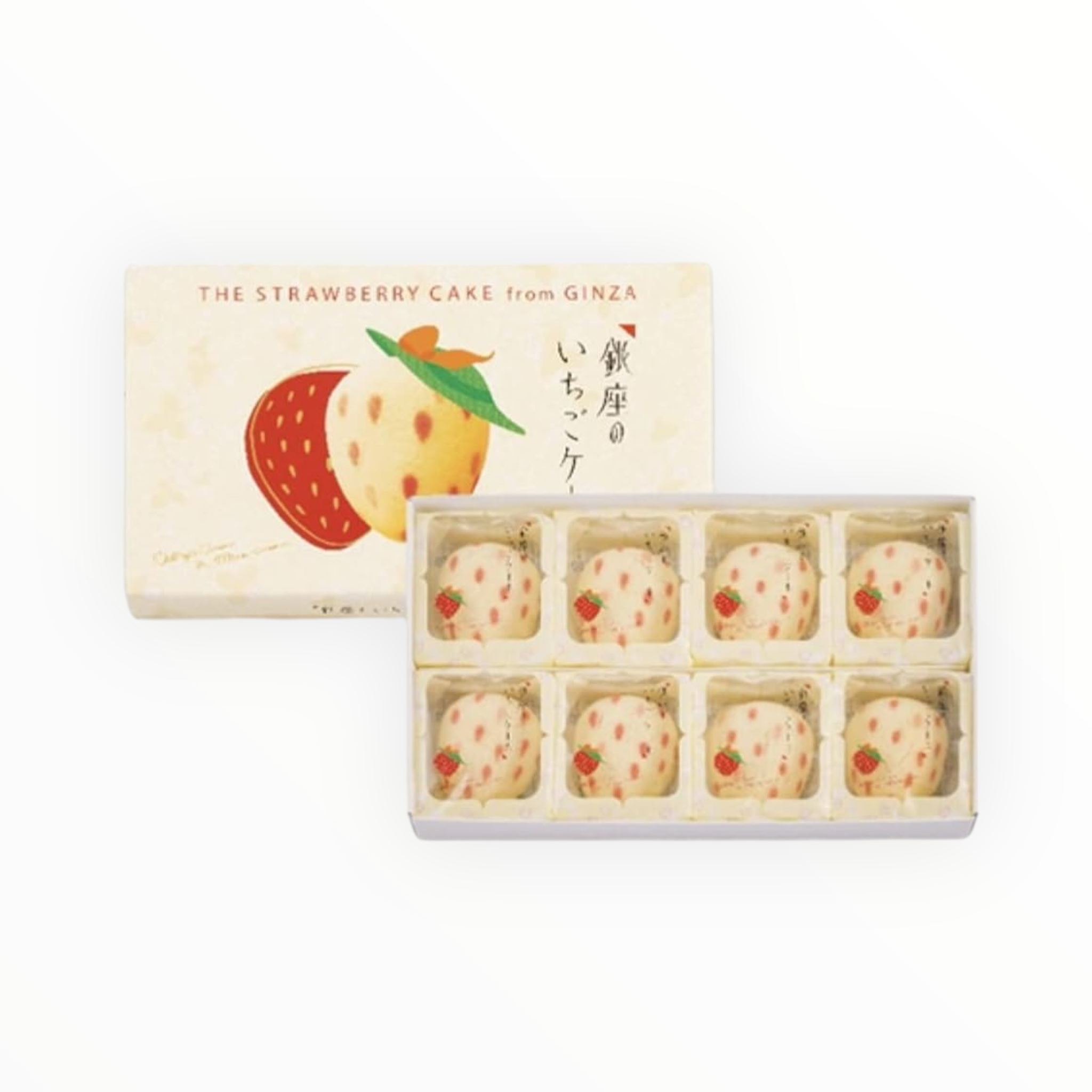 Tokyo Banana “Ginza no Ichigo Cake” 8-piece Set