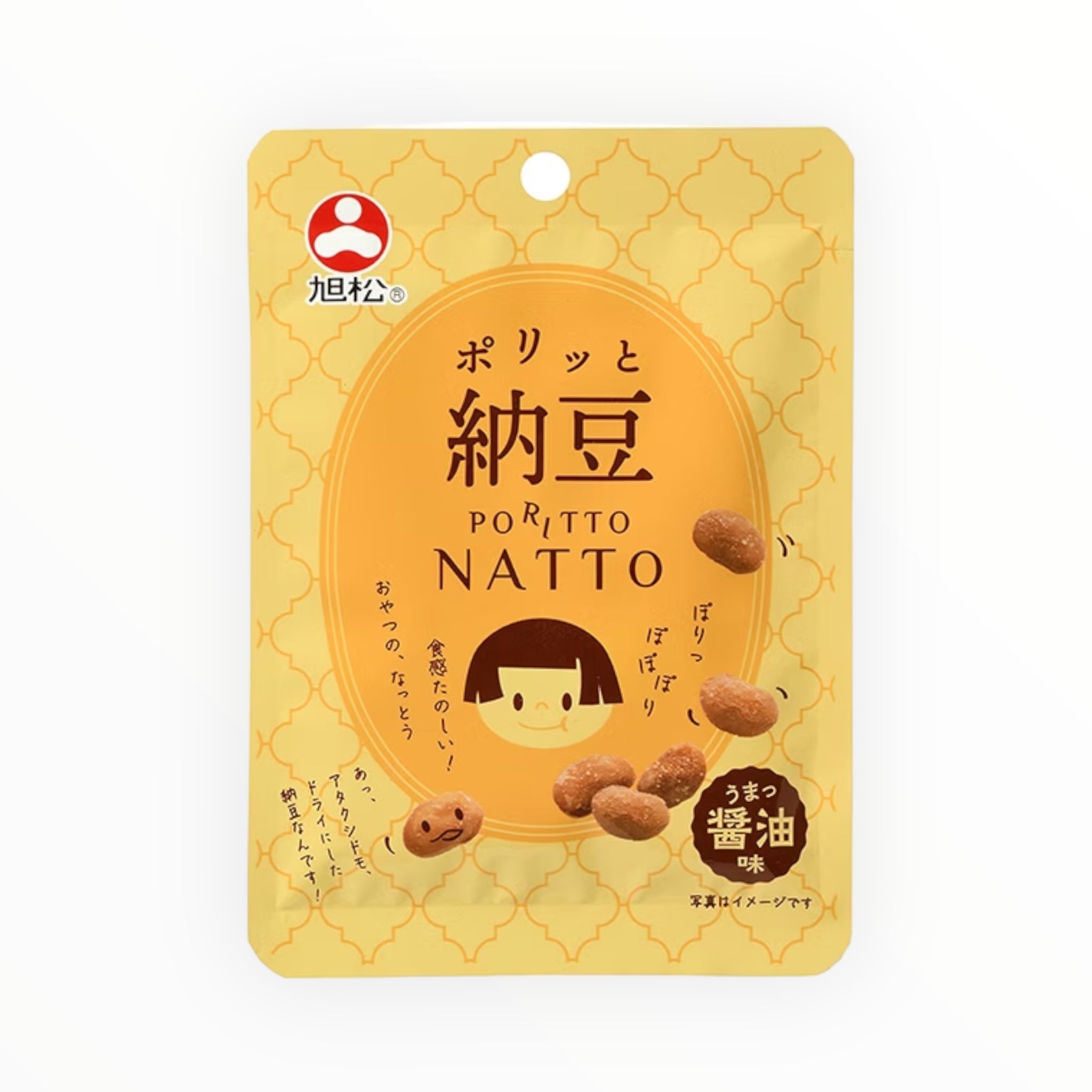 Asahimatsufoods Politto Natto Soy Sauce Flavor 14g (PACK OF 10)