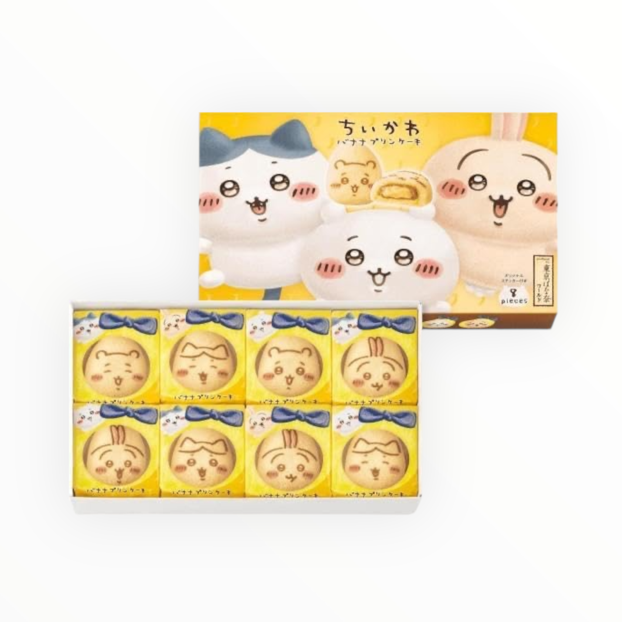 Tokyo Banana Chiikawa Banana Pudding Cake 8-piece Set