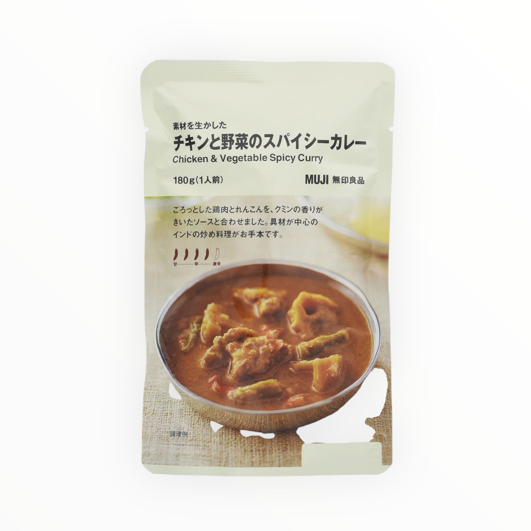 MUJI Spicy Chicken and Vegetable Curry 180g (1 Serving)