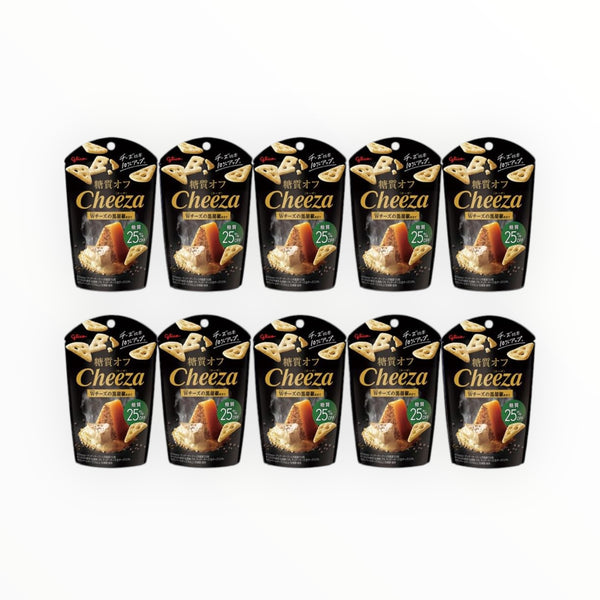 Glico Cheeza Double Cheese & Black Pepper – Low Carb (Pack of 10)