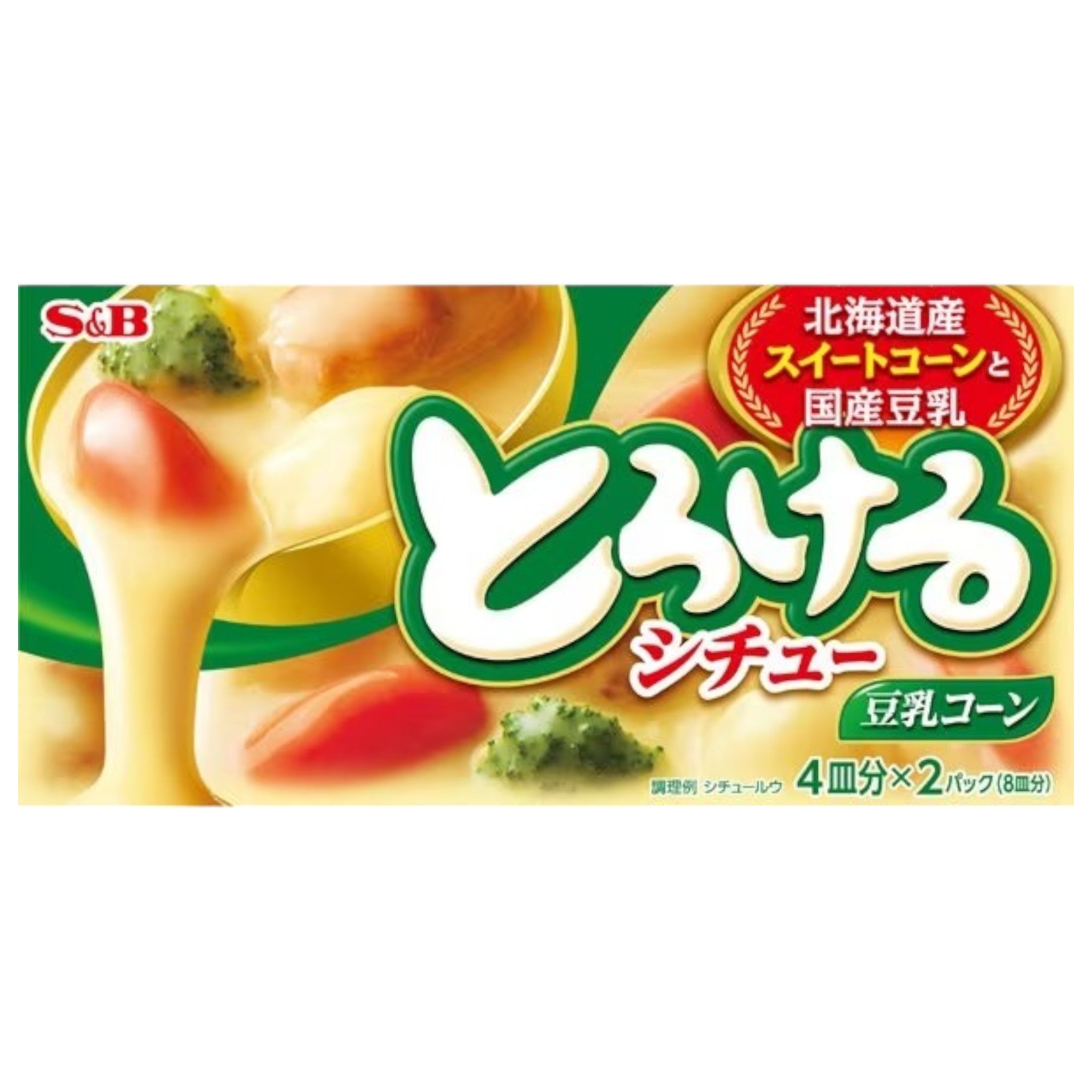 S&B Torokeru Stew Soy Milk Corn 160g