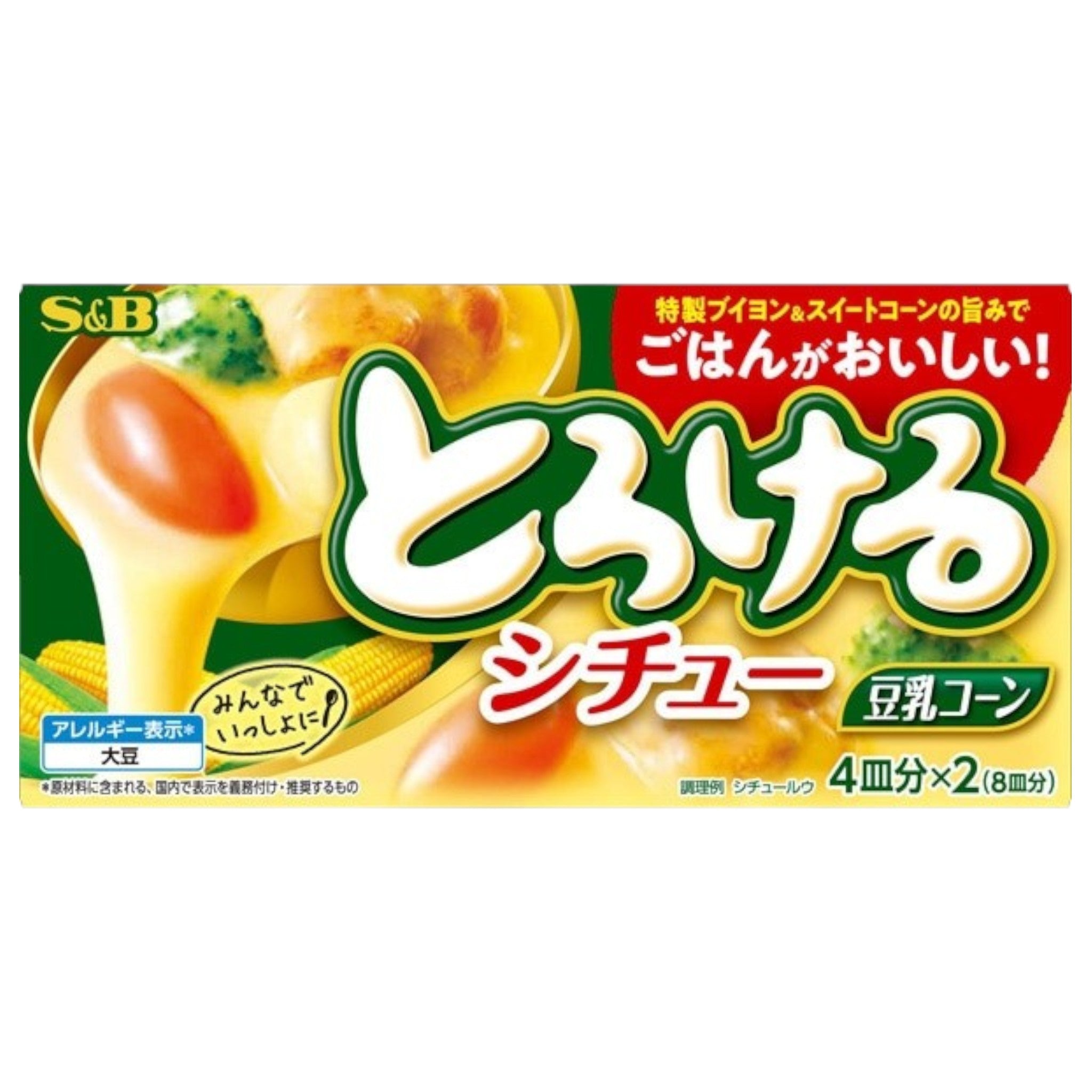 S&B Melting Soy Milk Corn Stew Roux 140g