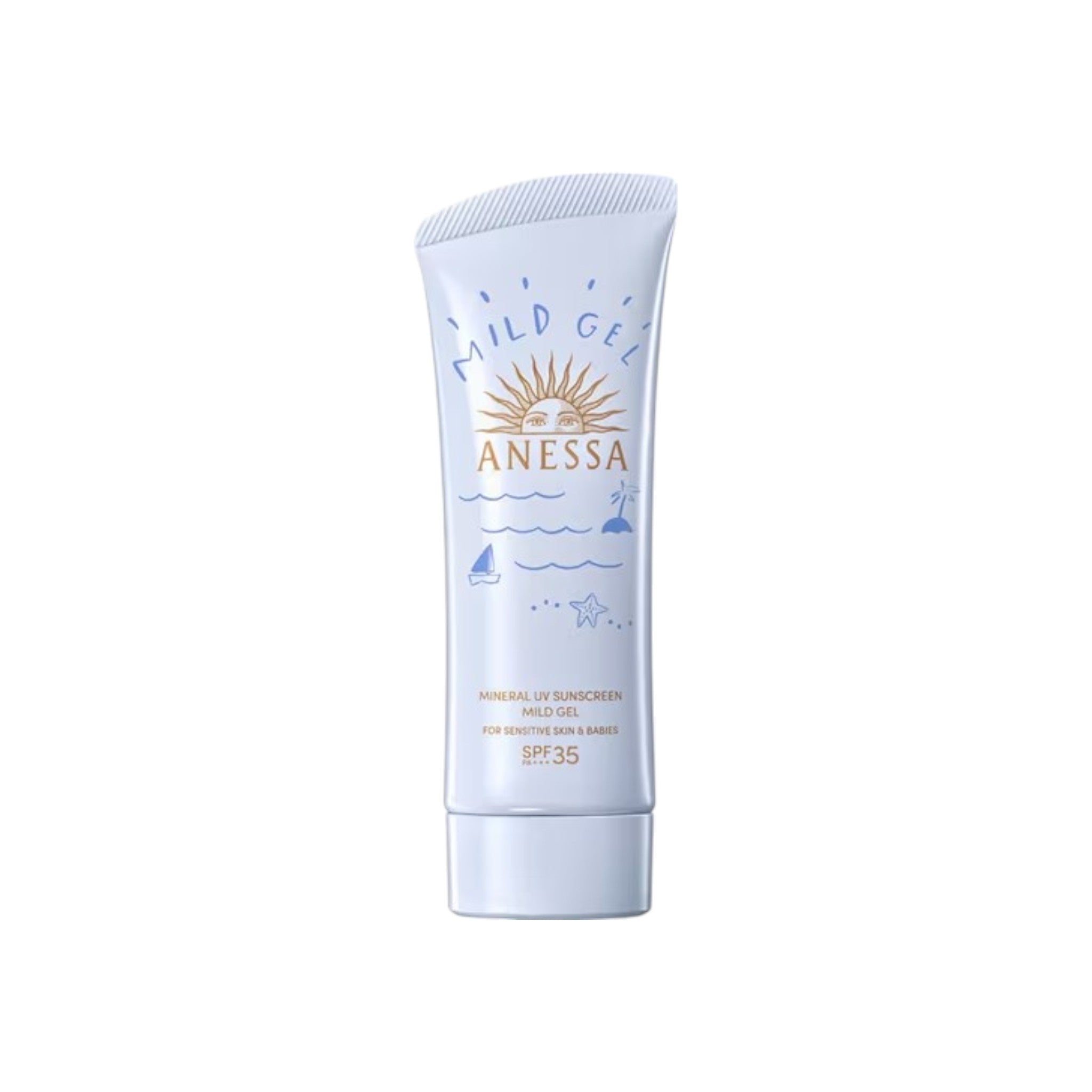 ANESSA Mineral UV Mild Gel 90g SPF35 PA+++ (1 Pack)