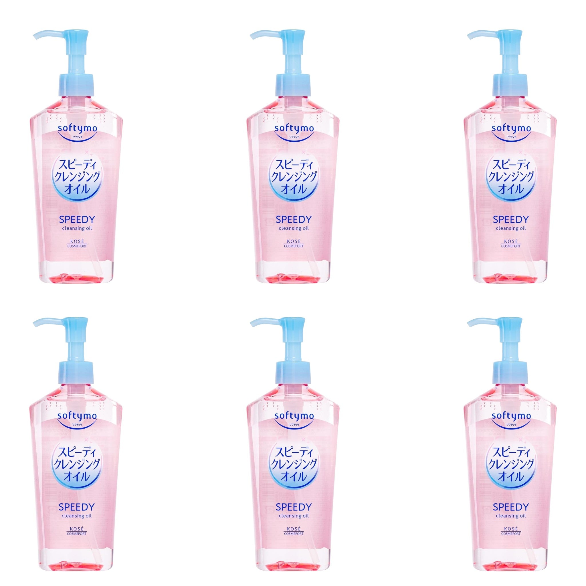 KOSE Softymo Speedy Cleansing Oil 8.12 fl oz (240ml) – 6 Packs