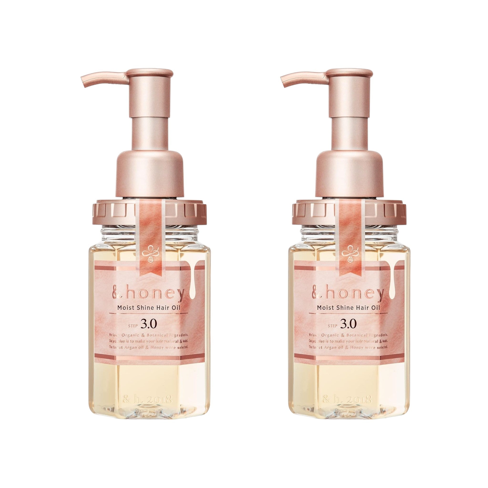 &honey Moist Shine Hair Oil 3.4 fl oz (100mL) × 2