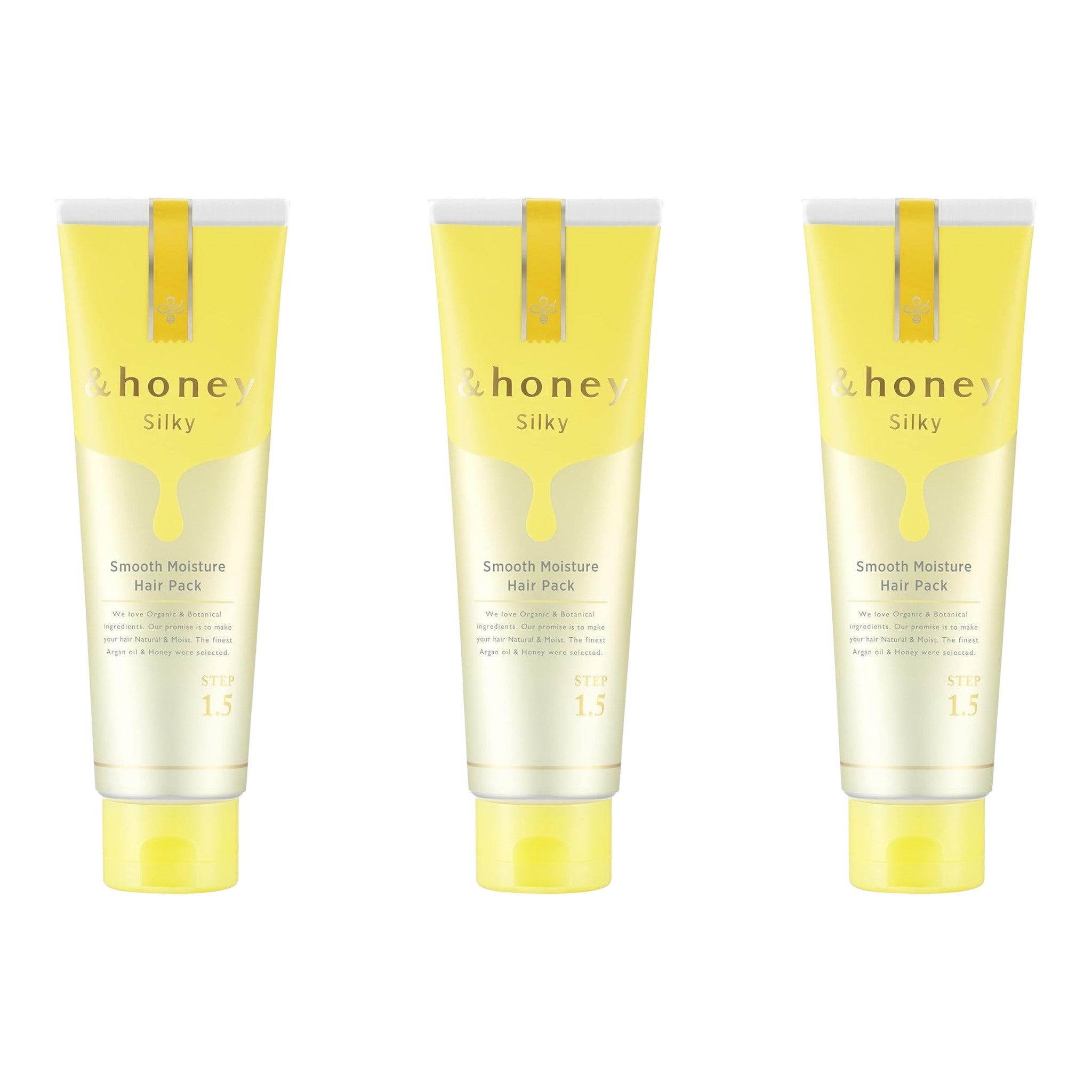 &honey Silky Smooth Moisture Hair Pack 1.5 4.6 oz (130g) × 3