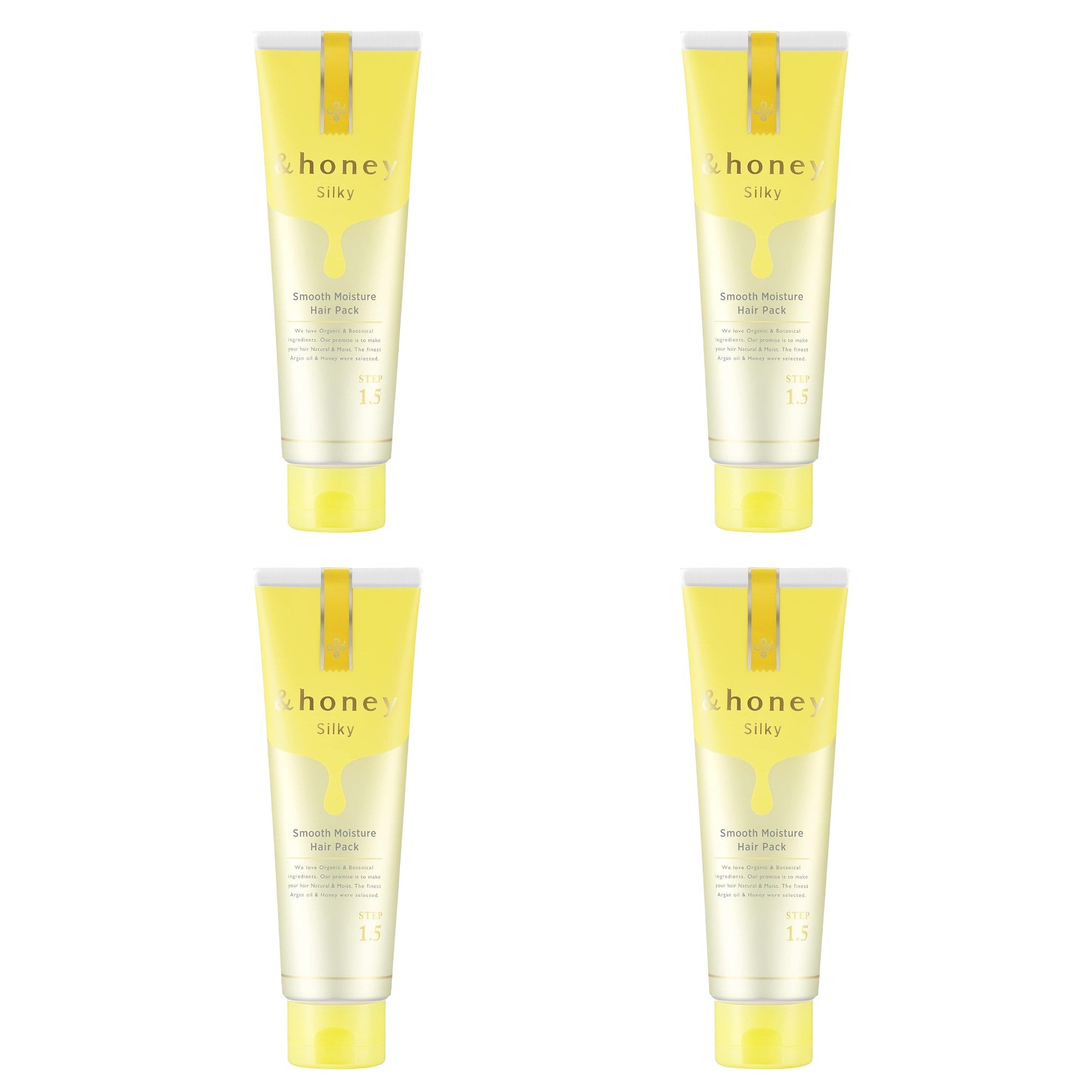 &honey Silky Smooth Moisture Hair Pack 1.5 4.6 oz (130g) × 4