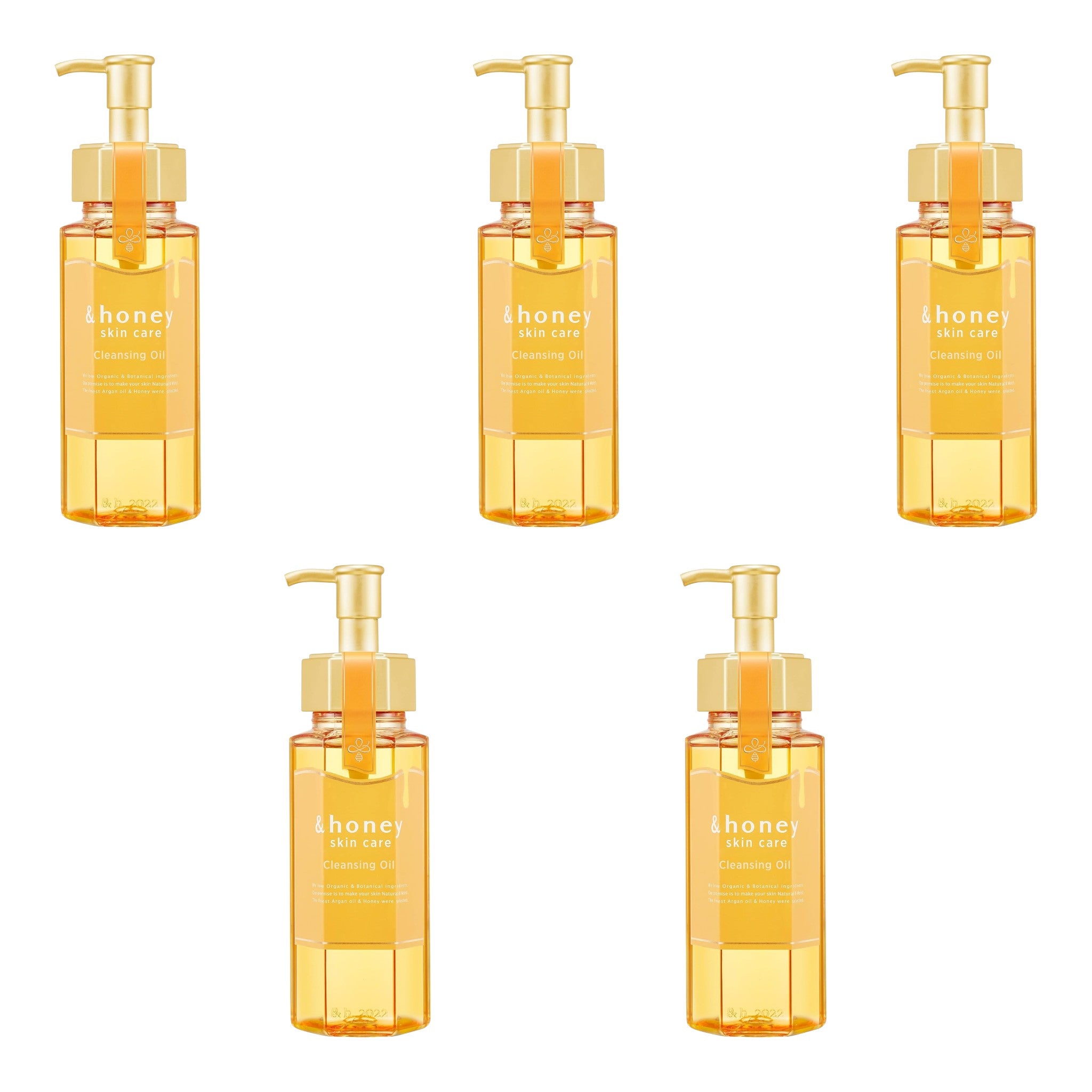 &honey Cleansing Oil 6.09 fl oz (180ml) – 5 Packs