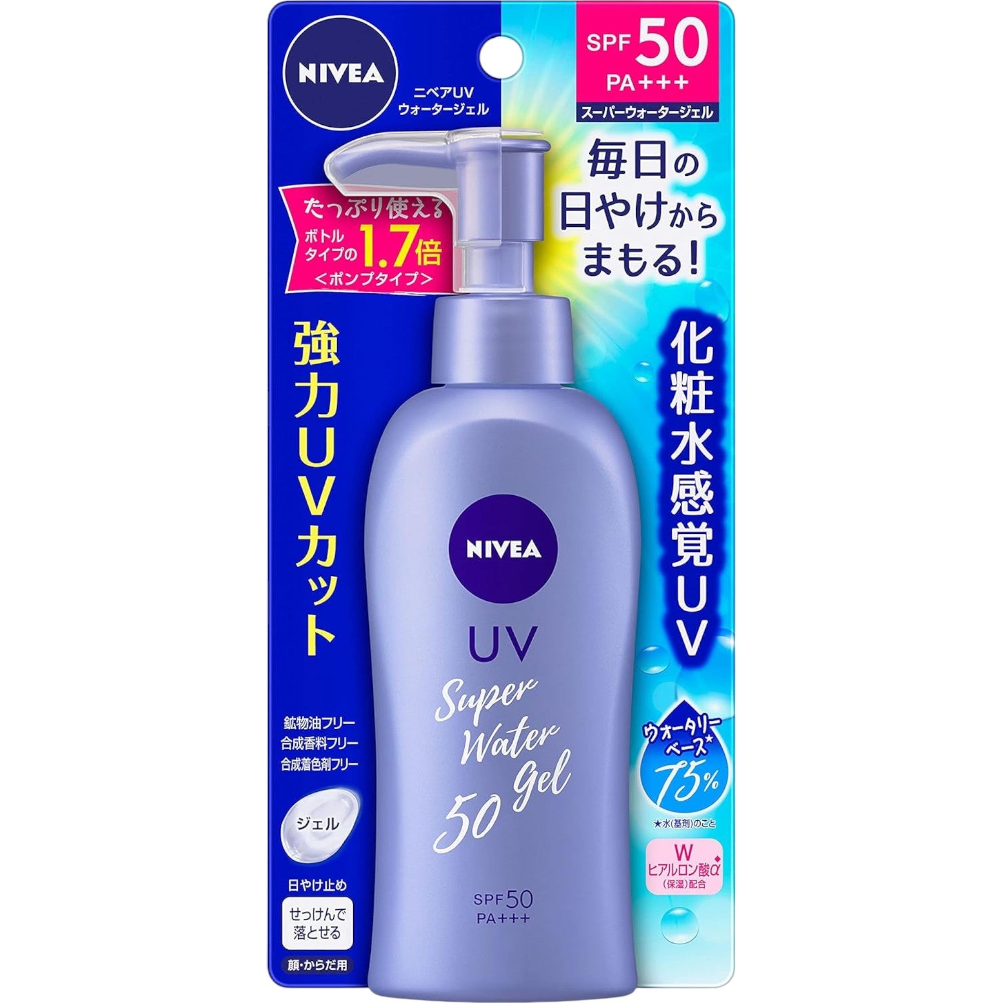 Nivea Sun Protect Water Gel SPF50/PA+++ Pump 140g