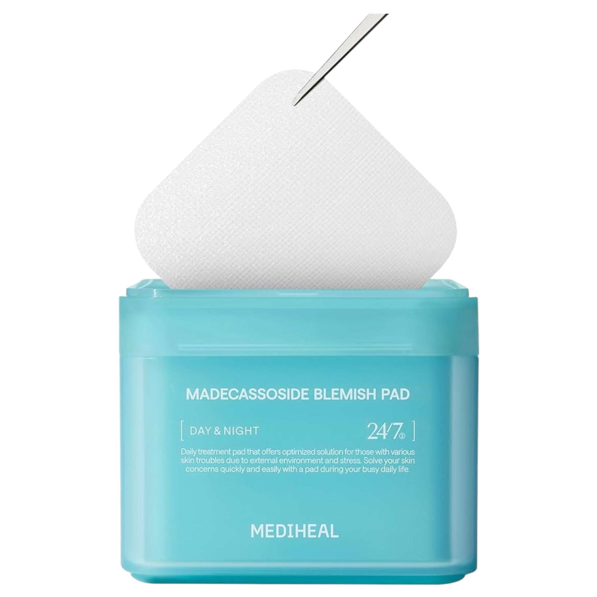 MEDIHEAL Square Toner Pad Madecassoside 100 Pads 170mL (1–6 Packs)