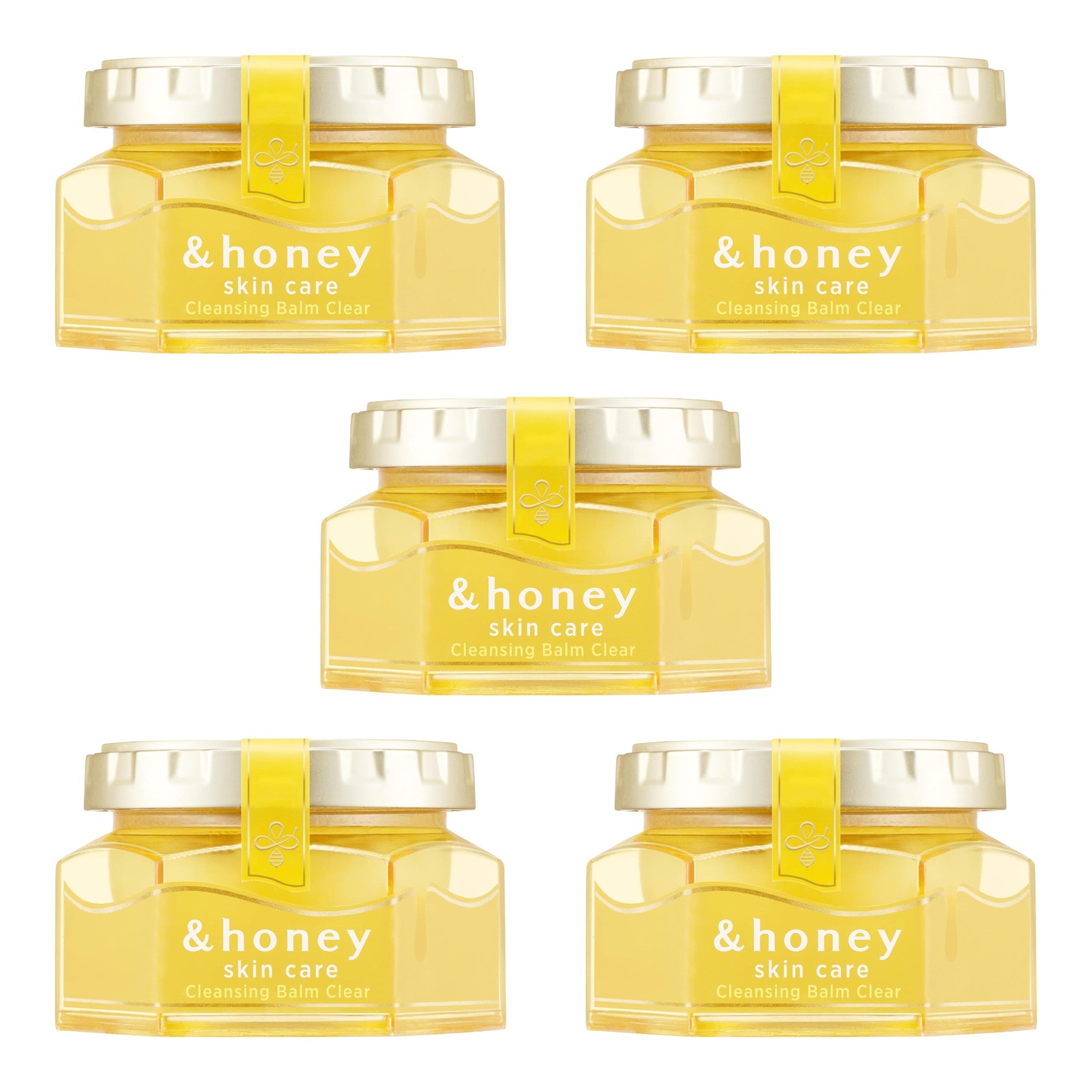 &honey Cleansing Balm Clear 3.17 oz (90g) – 5 Packs