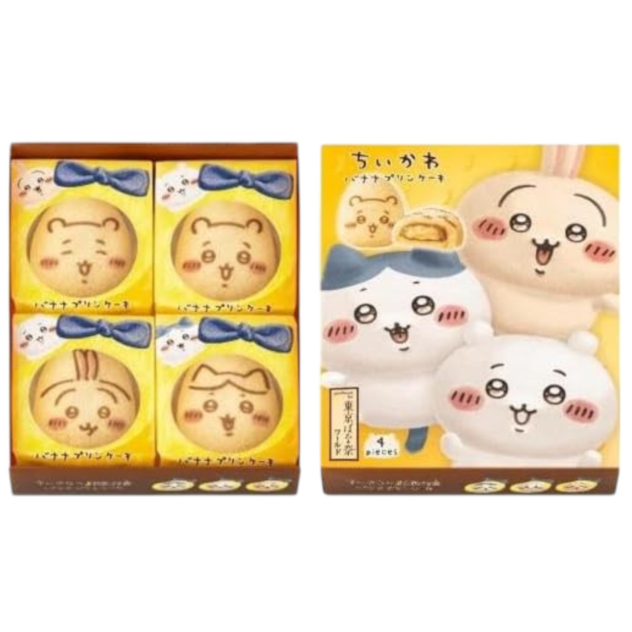 Tokyo Banana Chiikawa Banana Pudding Cake 4 Pieces (1–3 Boxes)