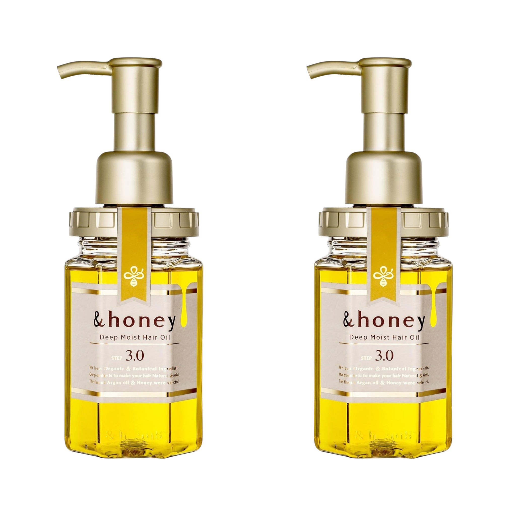 &honey Deep Moist Hair Oil 3.0 3.4 fl oz (100mL) × 2