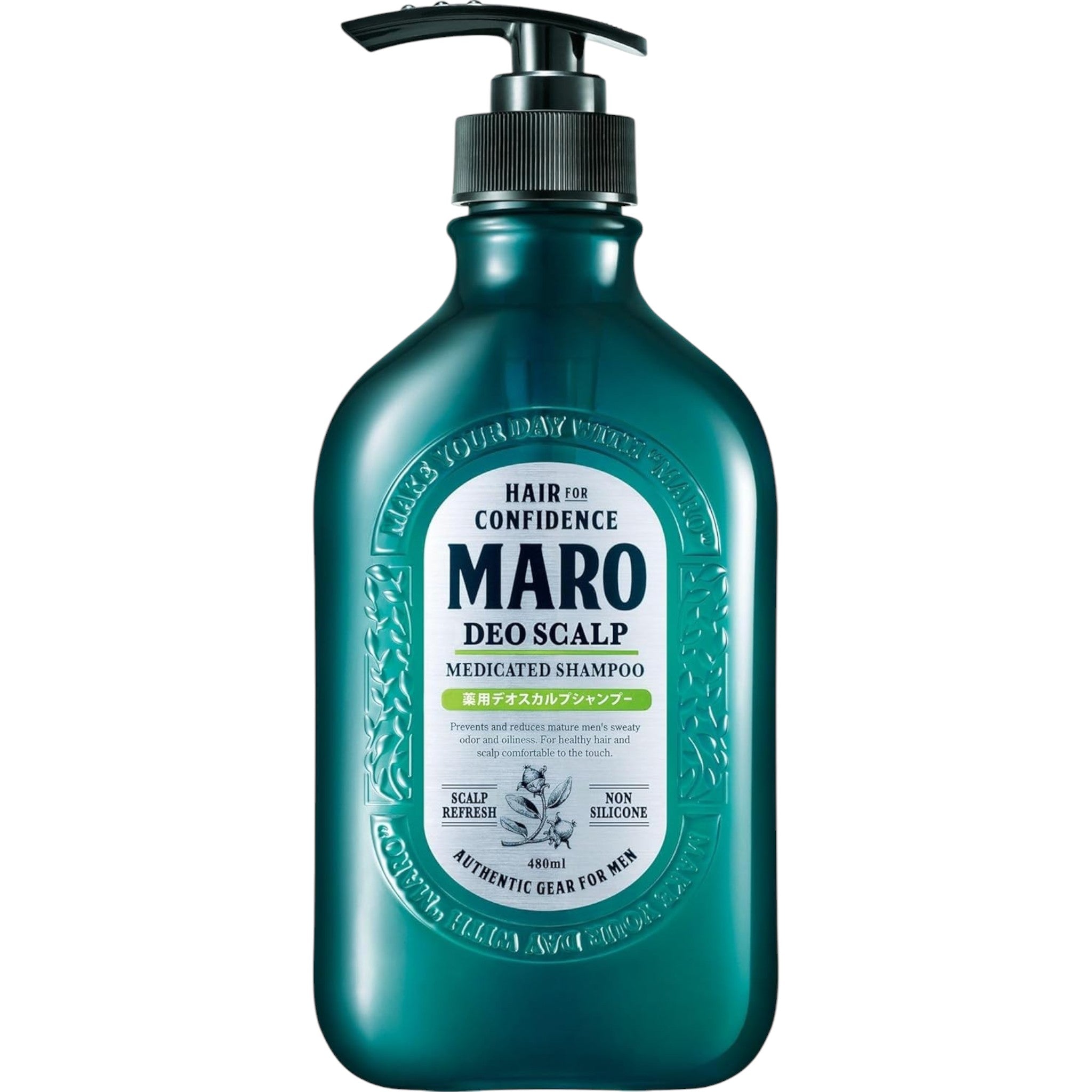 MARO Deo Scalp Medicated Shampoo 480ml for Men